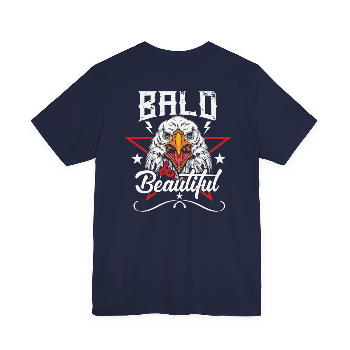 Bald Beautiful Eagle T-Shirt Patriotic Vintage Illustration Unisex Cotton Tee a3