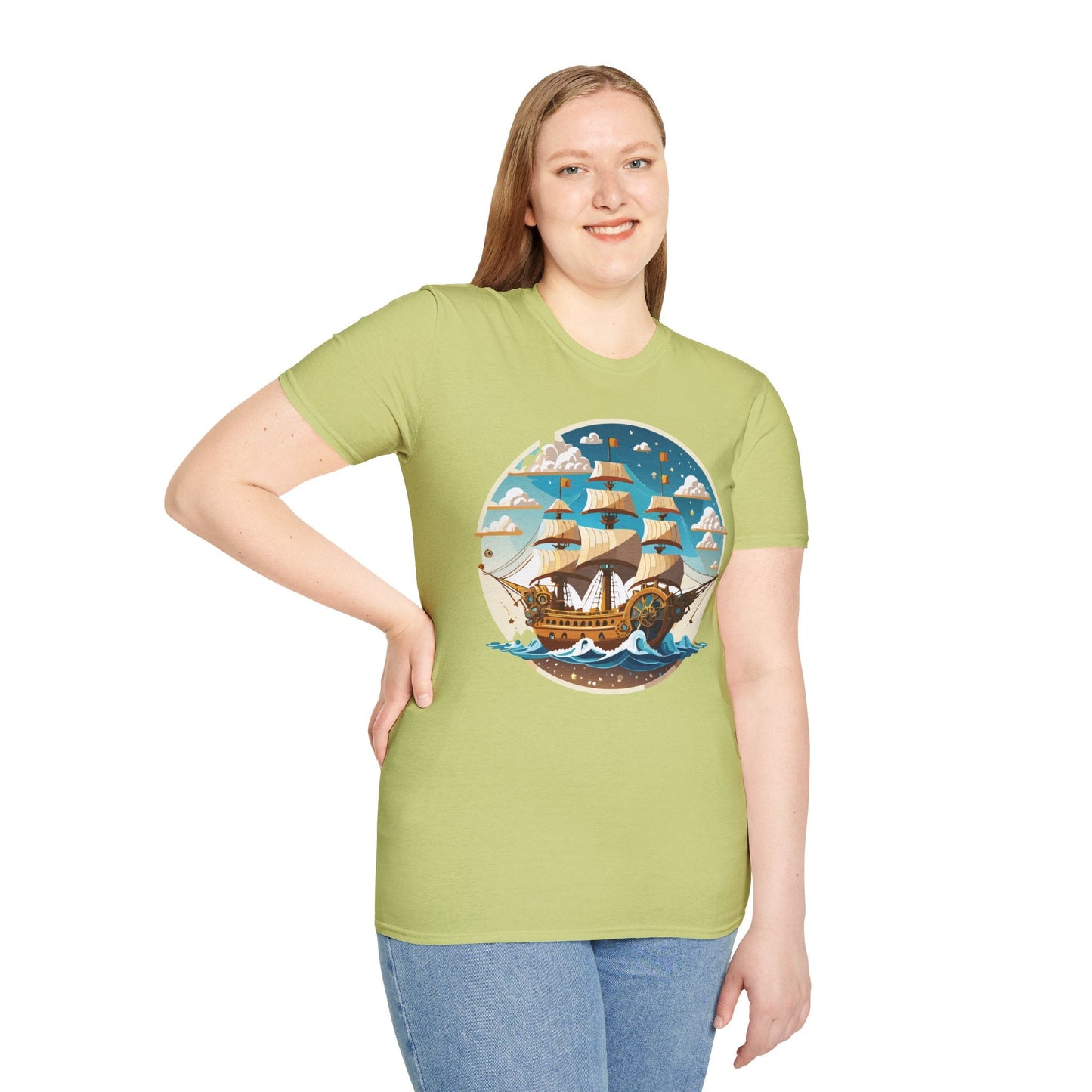 Ship T Shirts Frigate T Shirts Vessel Tee Shirt Unisex Gildan Softstyle 64000 Premium