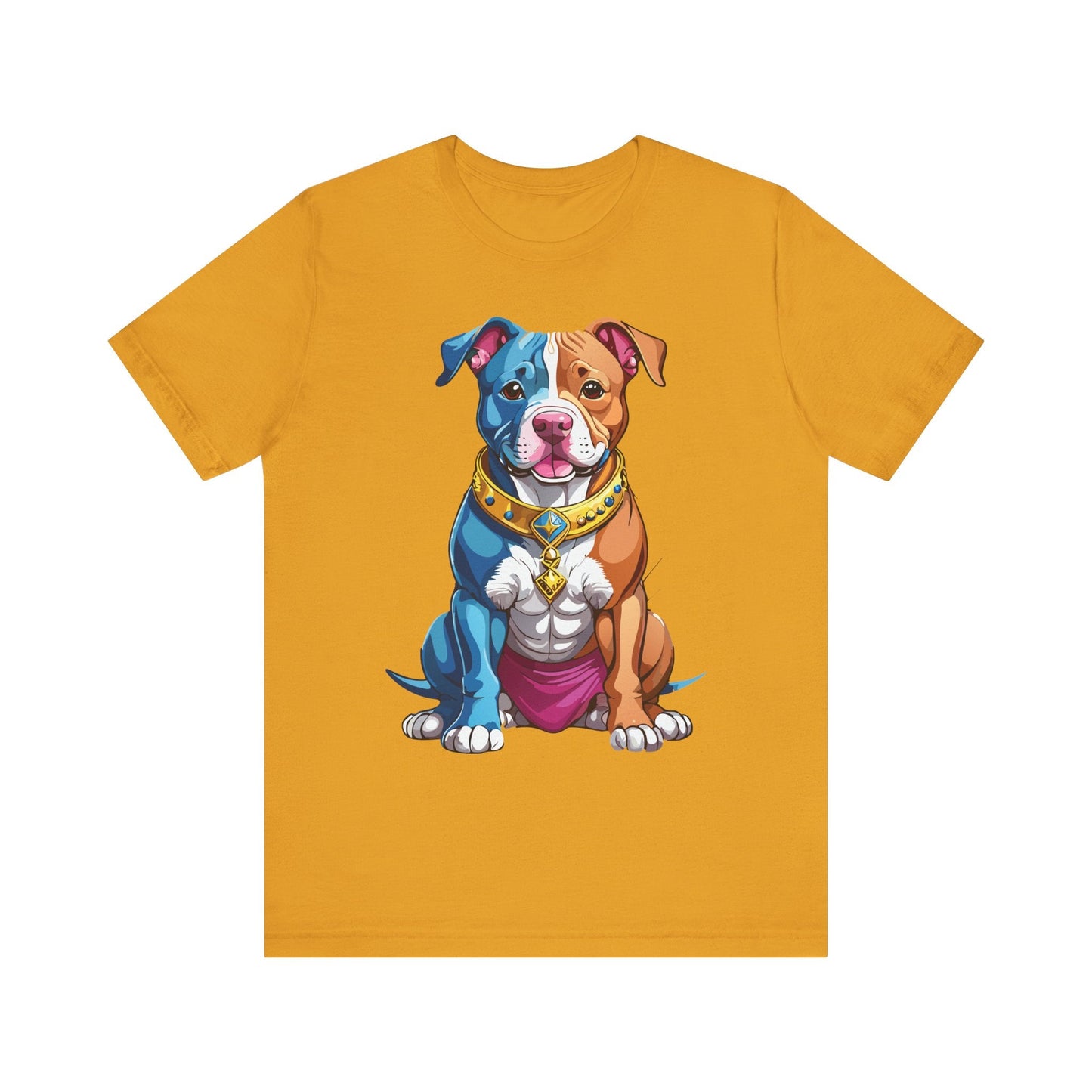 Unisex Animal Shirt Art Design Tee With Wild Animals Print Short Sleeve Jersey Tee