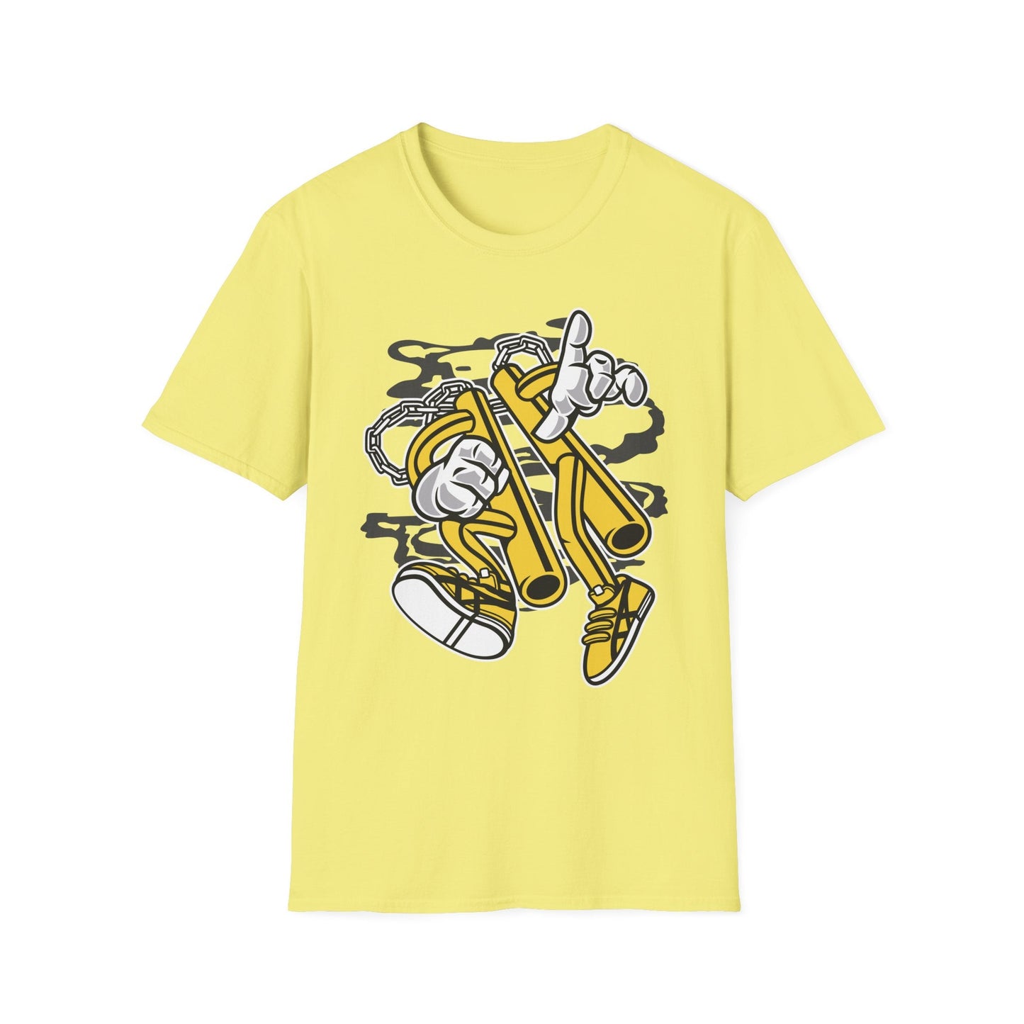 Cartoon T Shirt Animation T Shirt Funny Tee Unisex Softstyle 100 Percent Cotton 64000