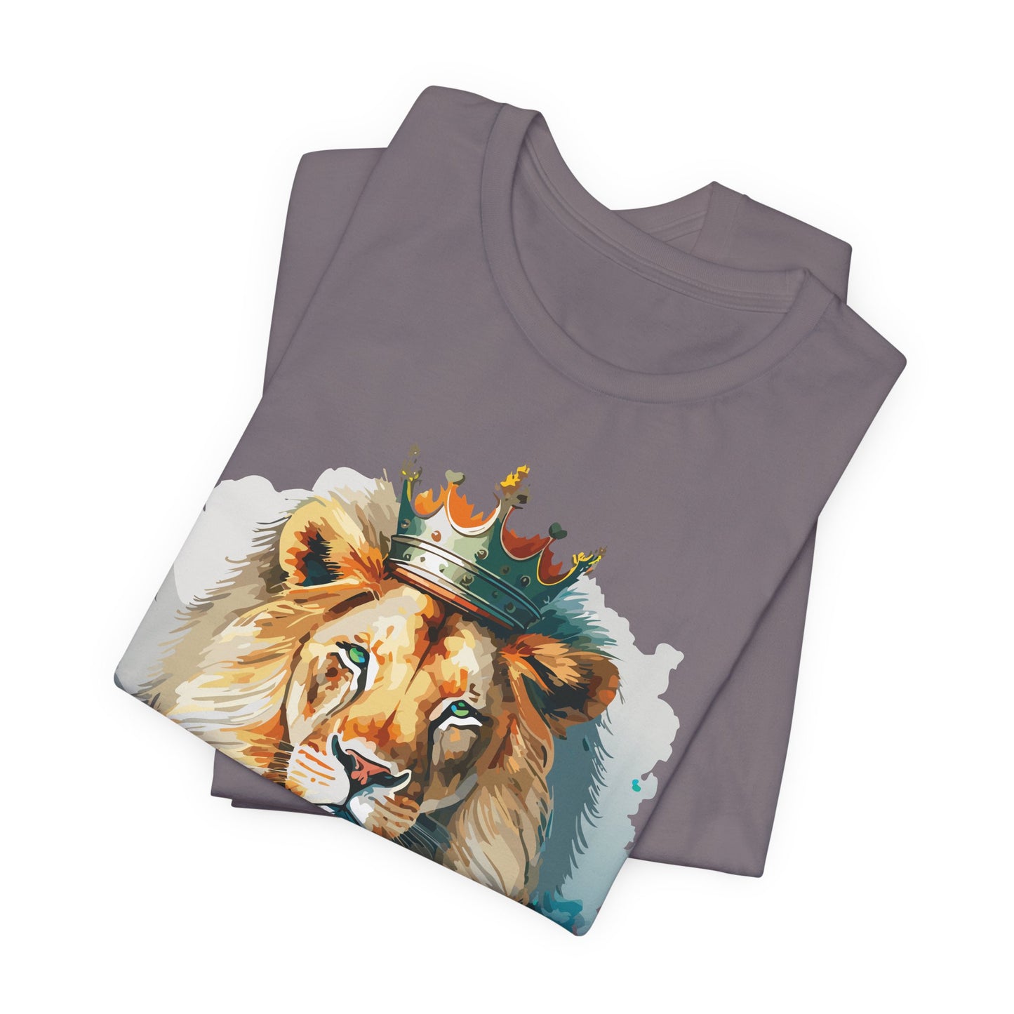 Lion Shirt, Animal Shirt, T-Shirt with Lion, Art Design Tee, Animal Tees, Safari T-Shirt, Crown Tee 13