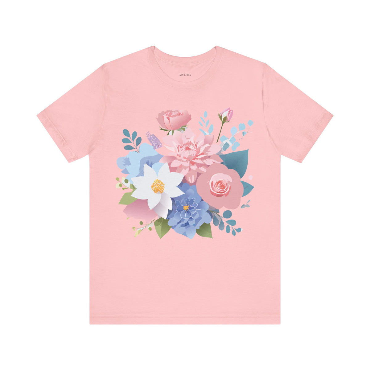 Floral Graphic Tee Shirt - Bella+Canvas Unisex 100 Cotton 31