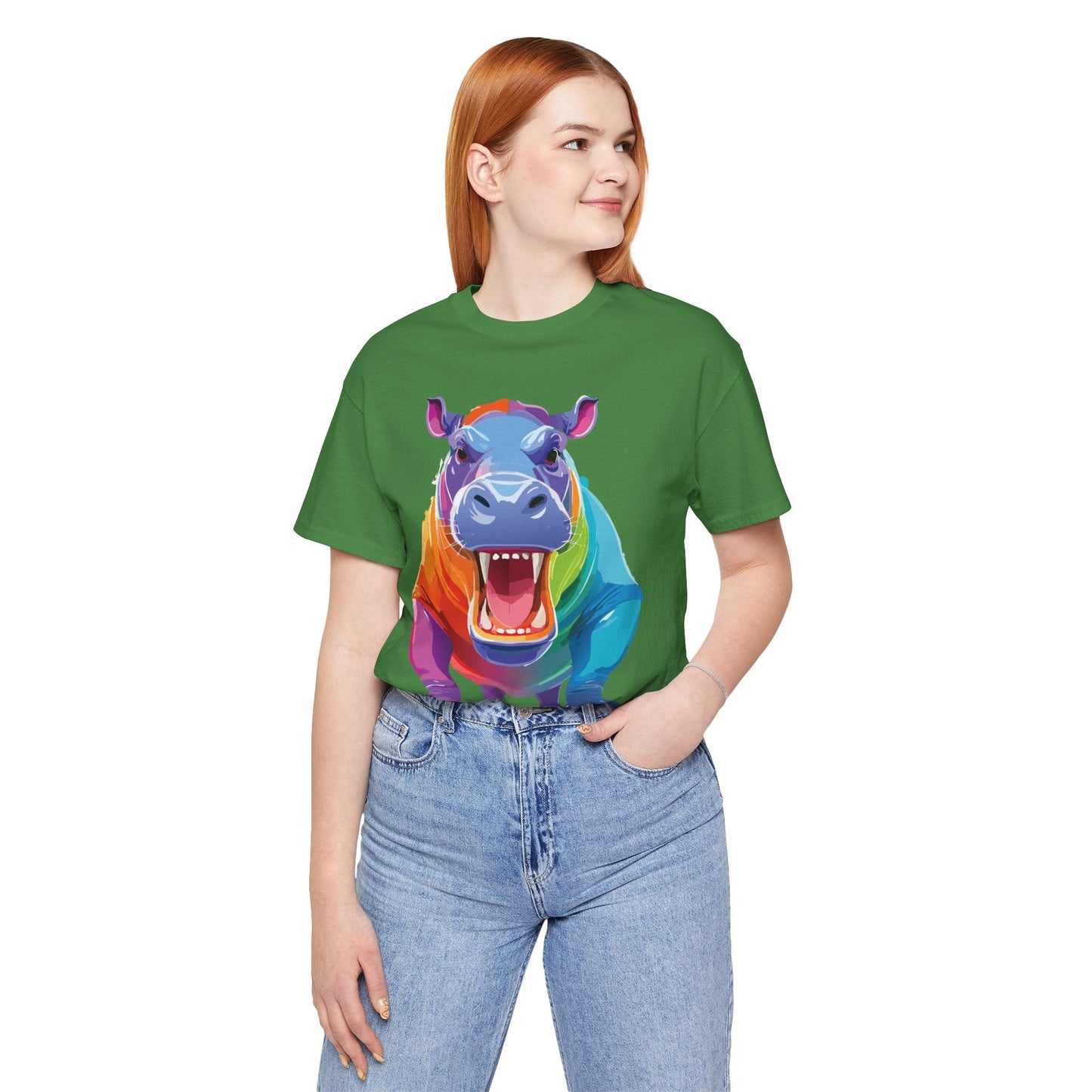 Unisex Animal Tee Shirt With Art Design Wild Animals Graphic Tee For Men Women All Sizes