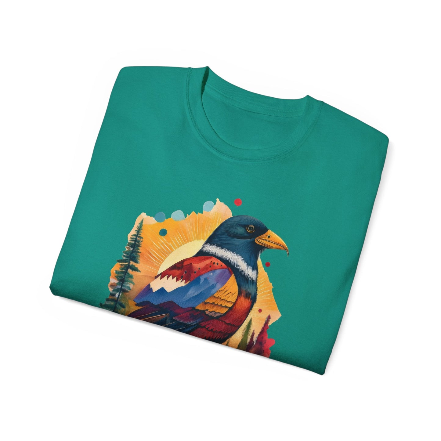 Colorado Bird Graphic Unisex Cotton T‑Shirt 3
