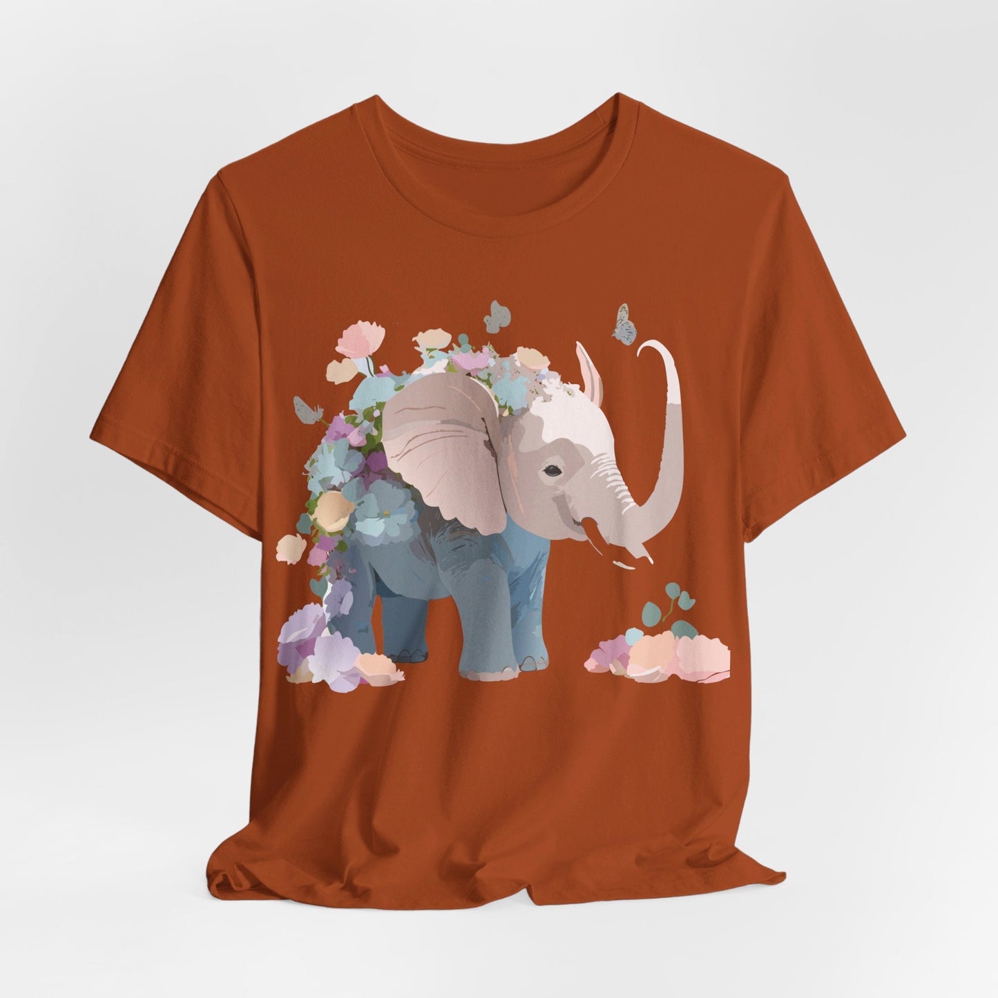 Elephant Graphic Tee Unisex Vintage Inspired Artwork Premium Adelpha Jersey Short Sleeve