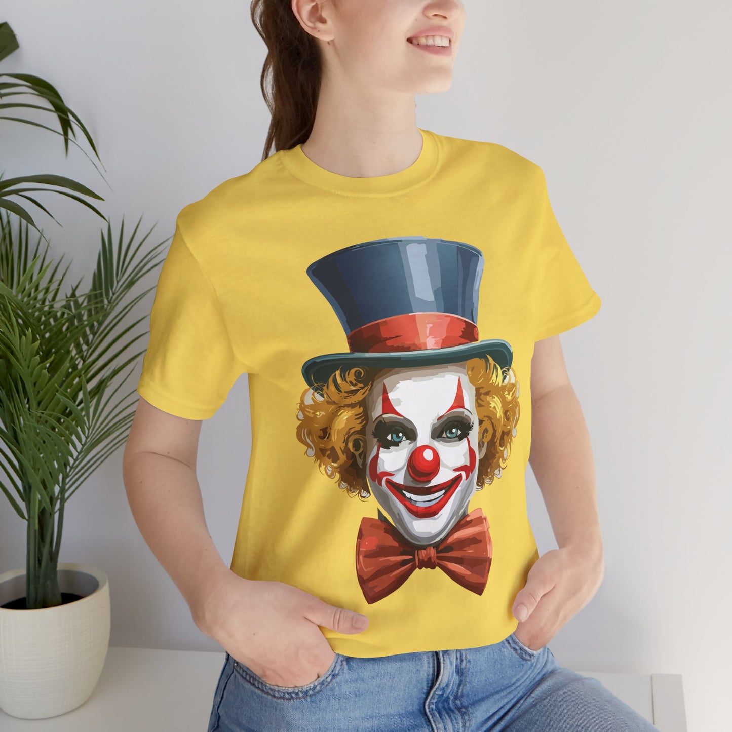 Clown Shirt, Funny Shirt, T-Shirt with Clown, Funny Art Design Tee, Circus Tees, Circus T-Shirt, Unisex Humor Wear 11