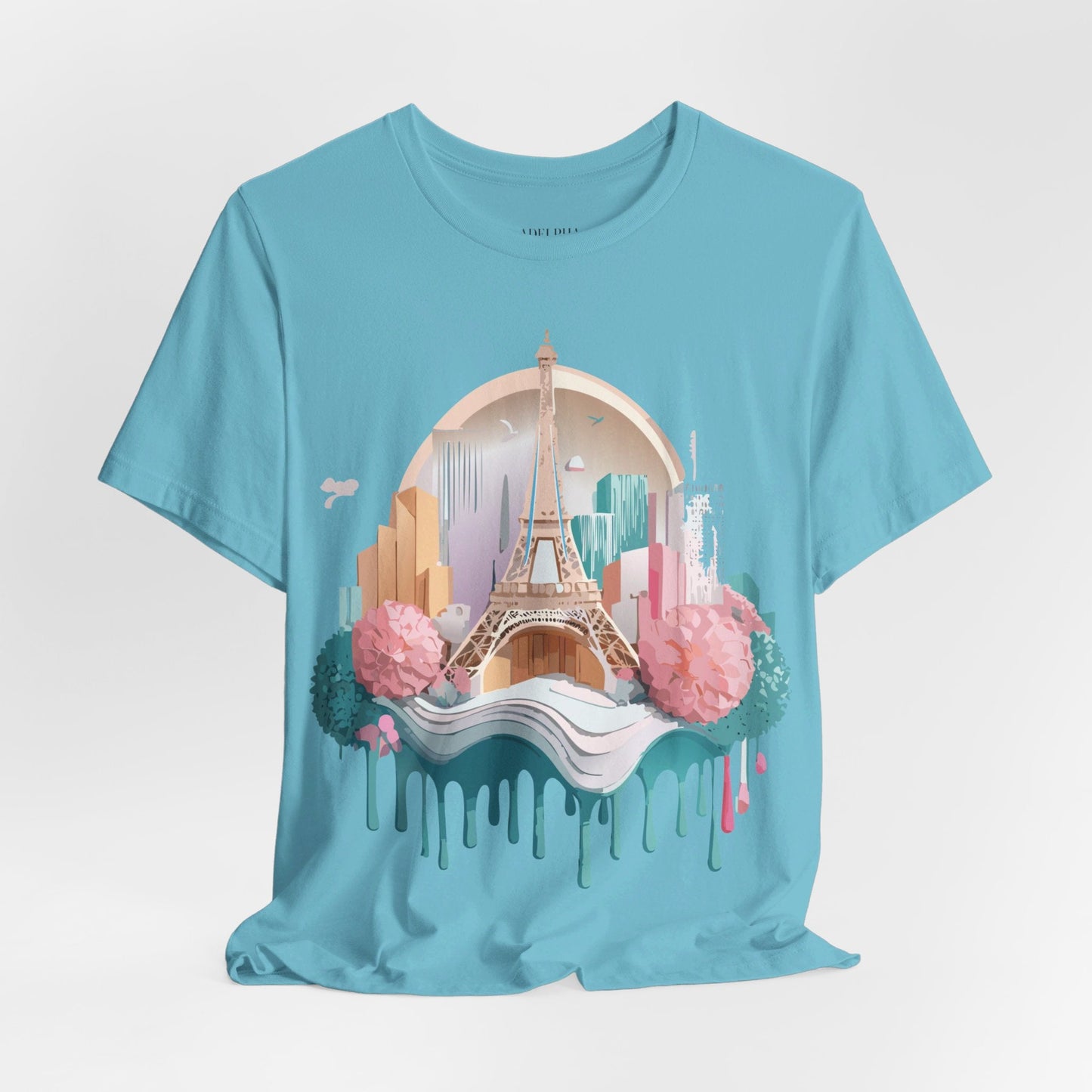 Paris Tourist Shirt Unisex Graphic Tee With Vintage Adelpha Artwork And Travel Style