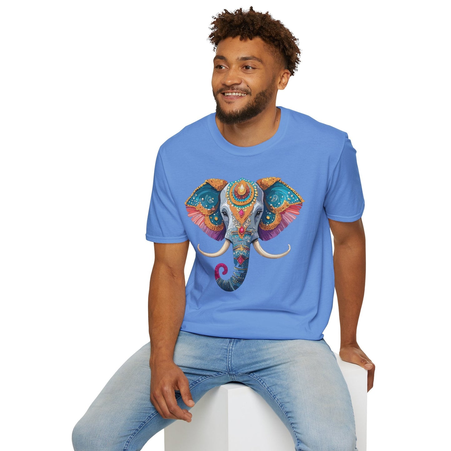 Elephant Shirt Unisex Elephant Tee Softstyle Cotton Gildan 64000 Animal Tee Graphic Elephant Tee