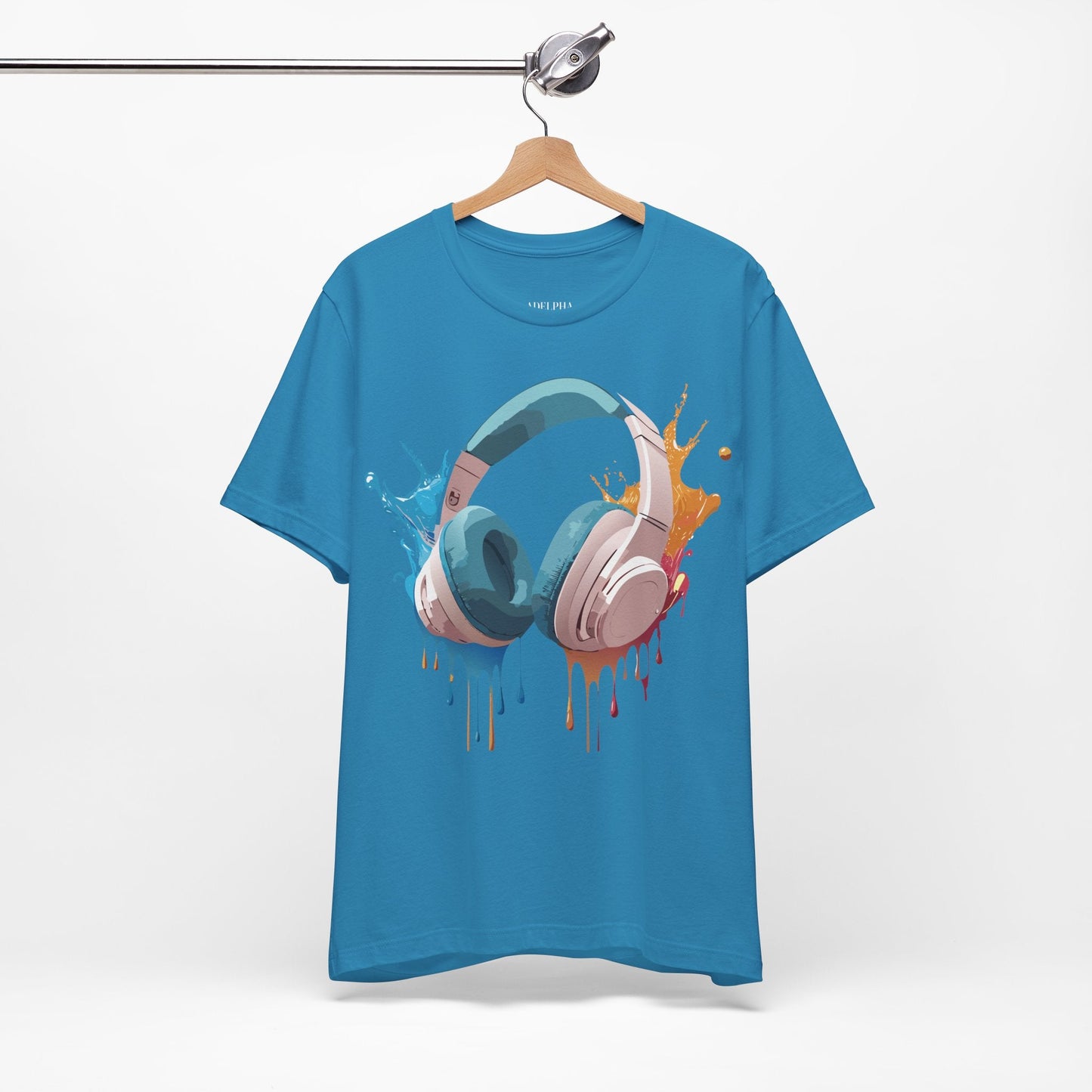 Adelpha Graphic Tee Unisex Music Artwork Vintage Inspired Jersey Short Sleeve Shirt