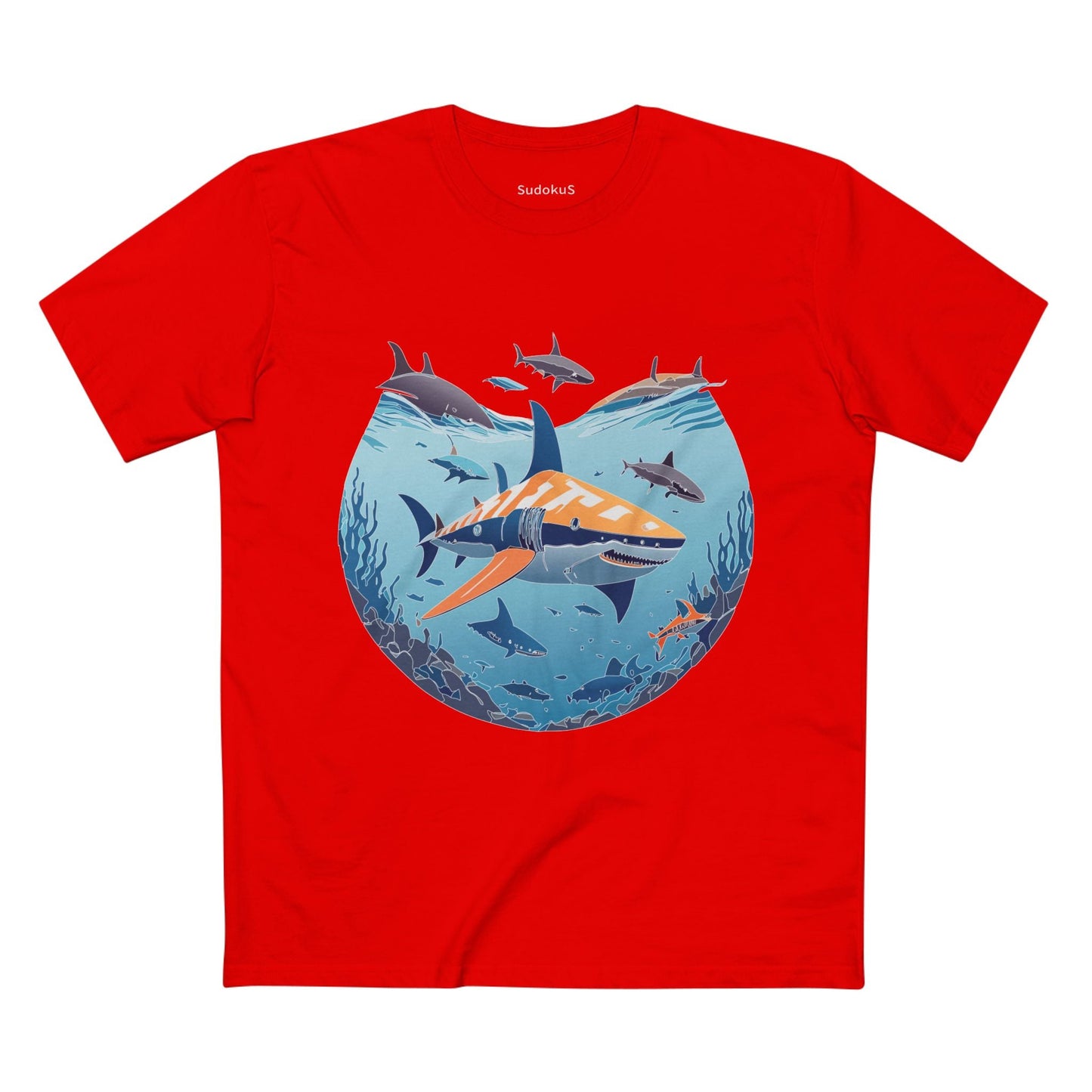 Ocean Coast Graphic Unisex 100 Cotton Staple Tee 11