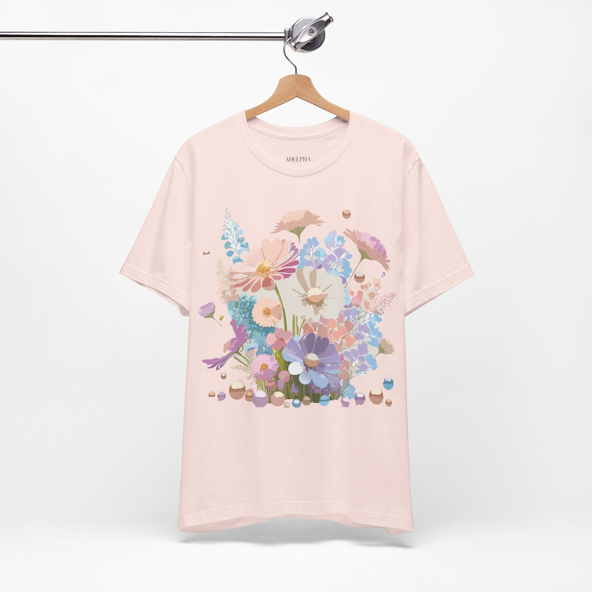 Floral Graphic Tee Shirt - Bella+Canvas Unisex 100 Cotton 23