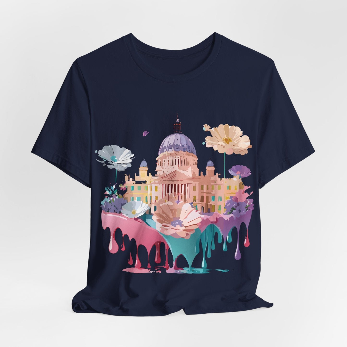 Madrid Tourist Shirt Graphic Tee Unisex Vintage Inspired Art Design Adelpha Brand