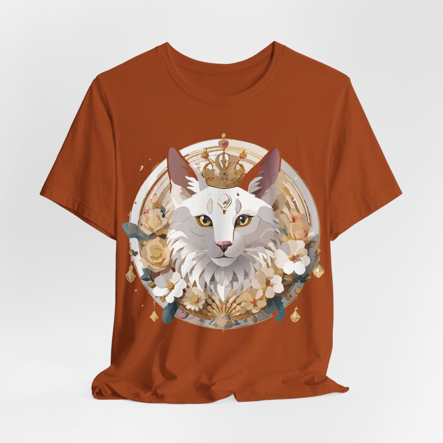 Medallion Graphic Unisex 100 Cotton Vintage Animal Medal Artwork Tee 38