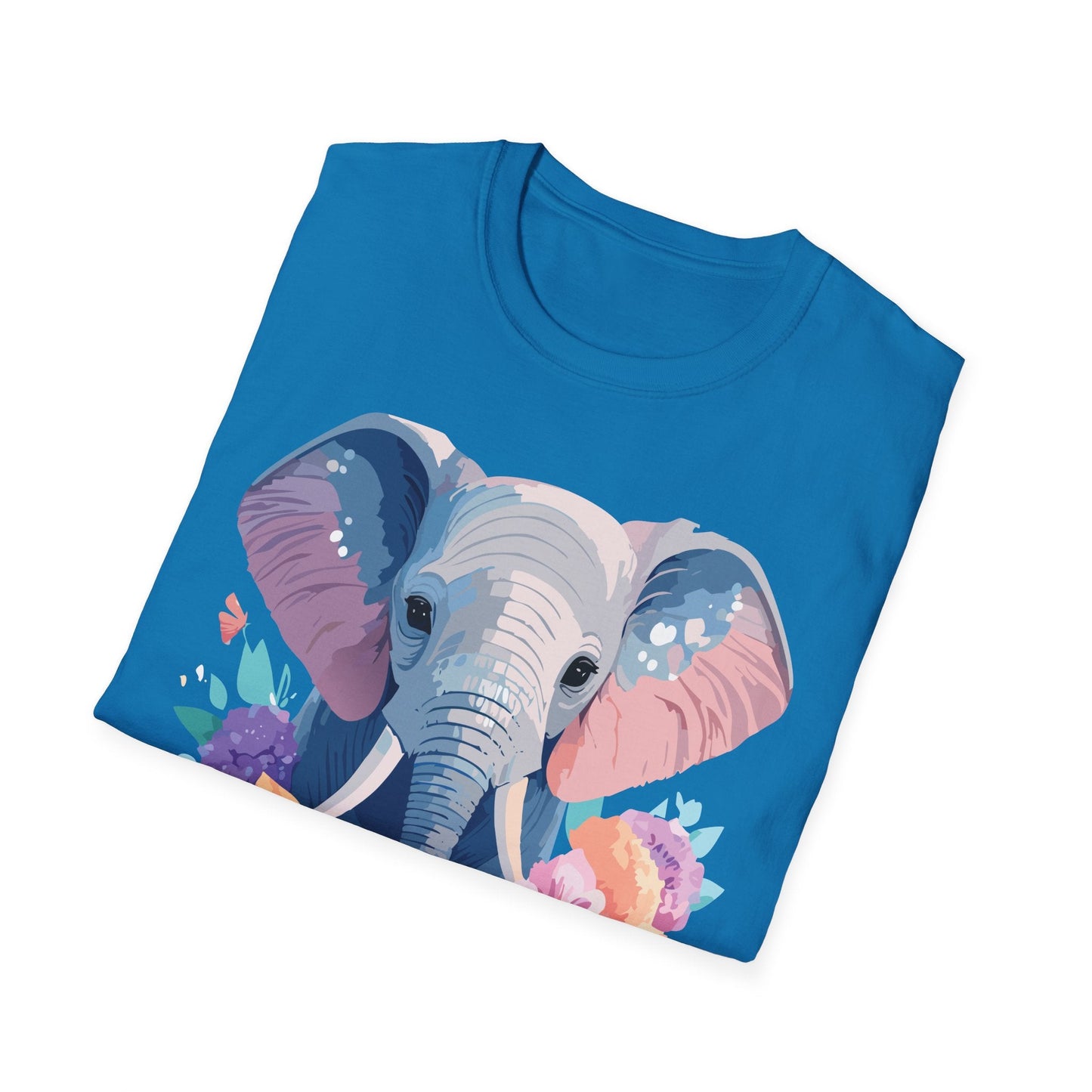 Elephant Graphic T Shirt Unisex Softstyle 64000 Cotton Animals T Shirt For Adults Premium