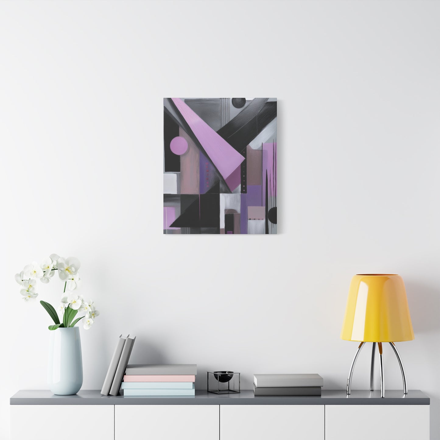 Abstract Geometric Painting Print Canvas 20x24,20x30,24x30 24x32,24x36,30x40 32x48,36x48,40x60 Pine-Wood Inner Frame ABS-43