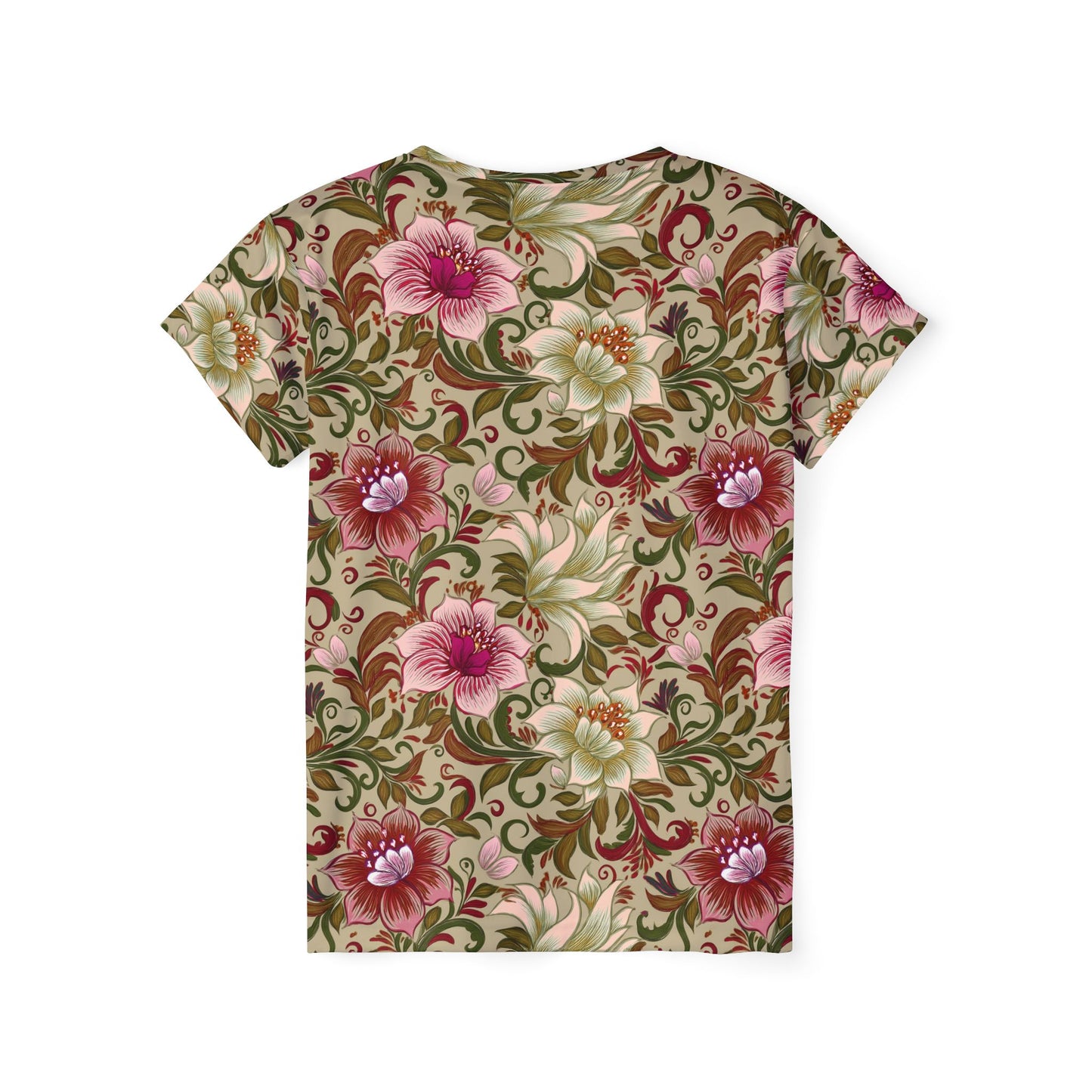 Women Poly Shirt with Floral Print F315