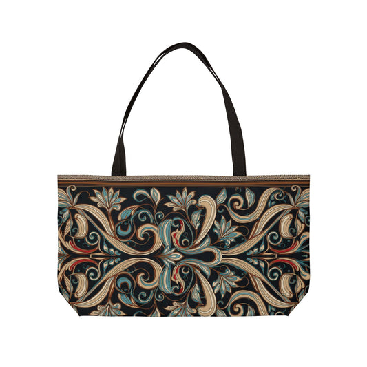 Ornament Print Big Bag High-Quality 100% Spun Poly 24x13 Canvas Art Bag OR-28