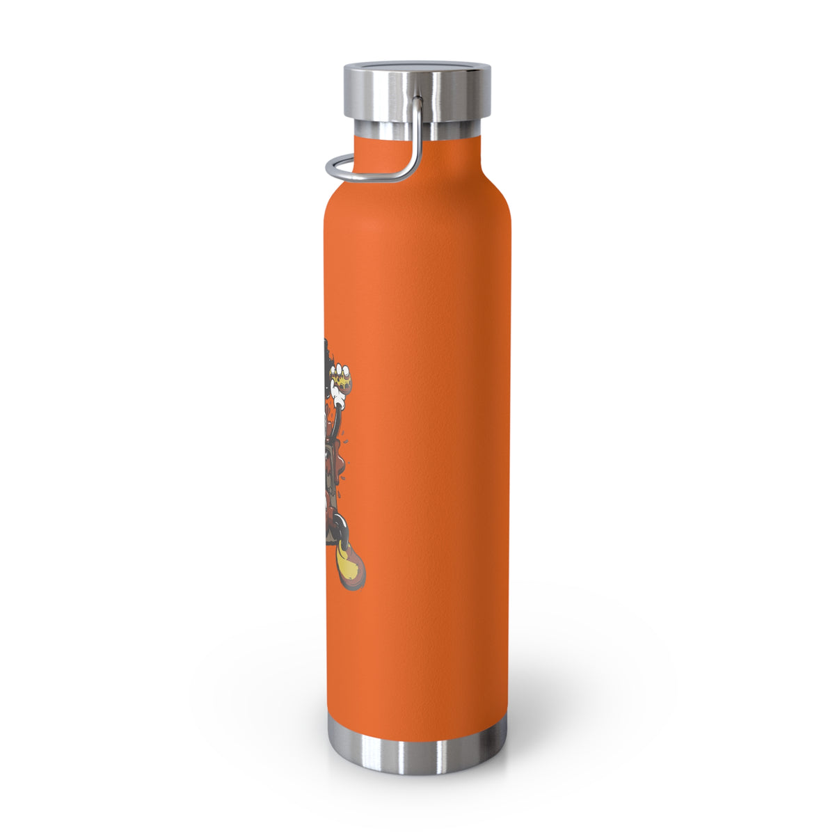 22oz Copper Insulated Water Bottle with Cartoon Design - CV68