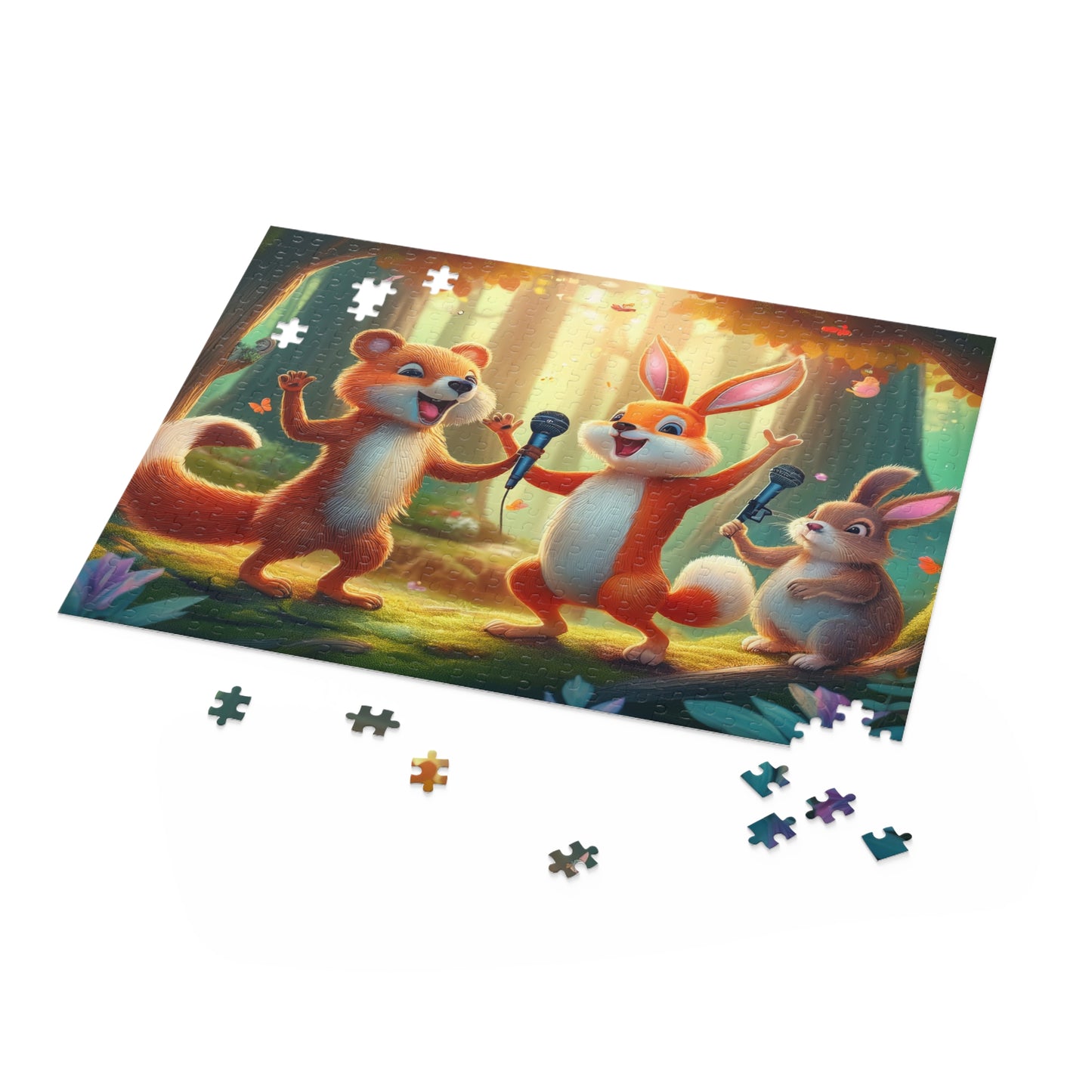 Funny Animals Puzzle 500-Chipboard Pieces in Box | Kids Puzzles Size: 16" x 20",  Ages 9+ and Family pn32