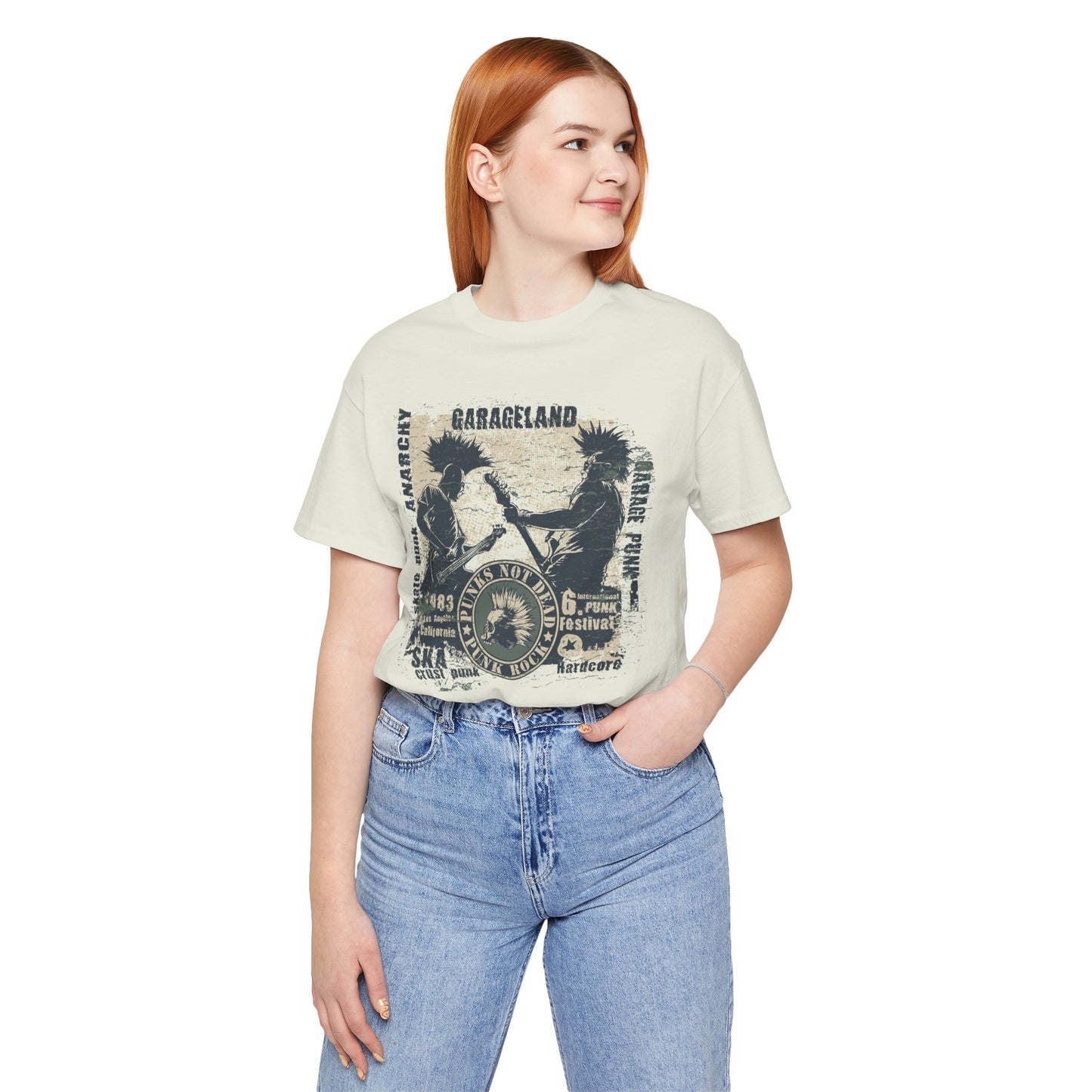 Punk Rock Graphic Tee, Retro Graphic T-Shirt, Artistic Vintage T-Shirt, Vintage Shirt, Retro Tee, Art Design Music Tees