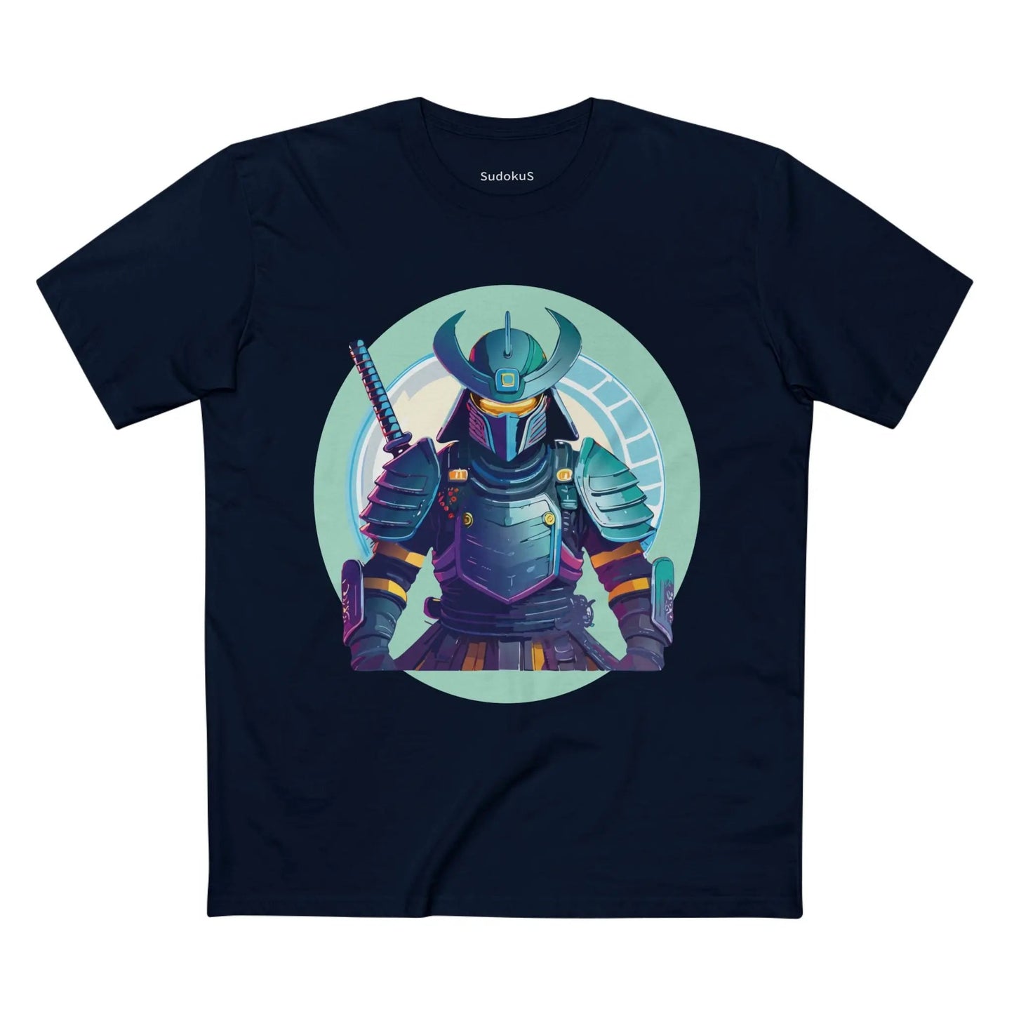 Samurai Graphic Unisex 100 Cotton Staple Tee 14