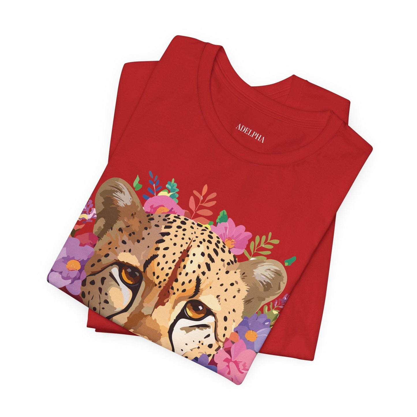 Cheetah Graphic Unisex 100 Cotton Artwork Tee 1