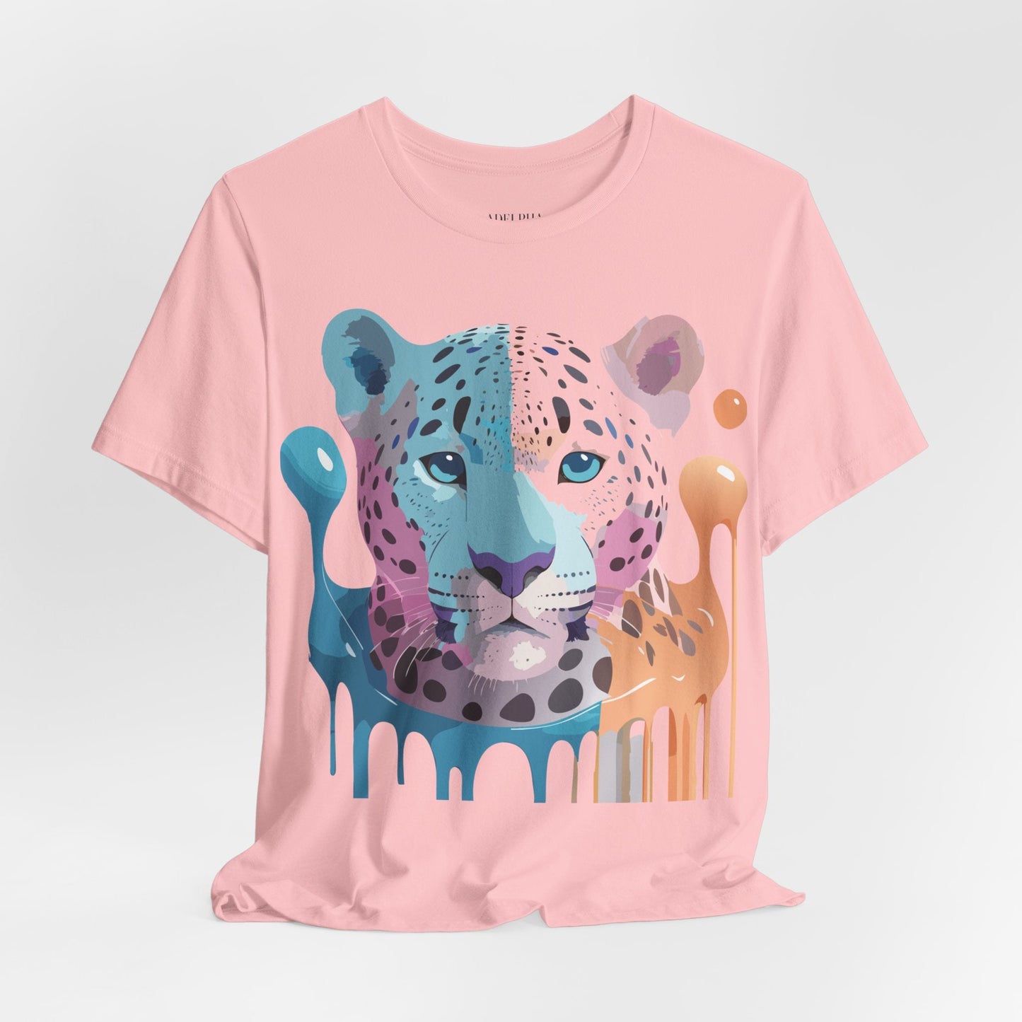 Adelpha Graphic Tee Cheetah Print Unisex Jersey Short Sleeve Shirt Vintage Art