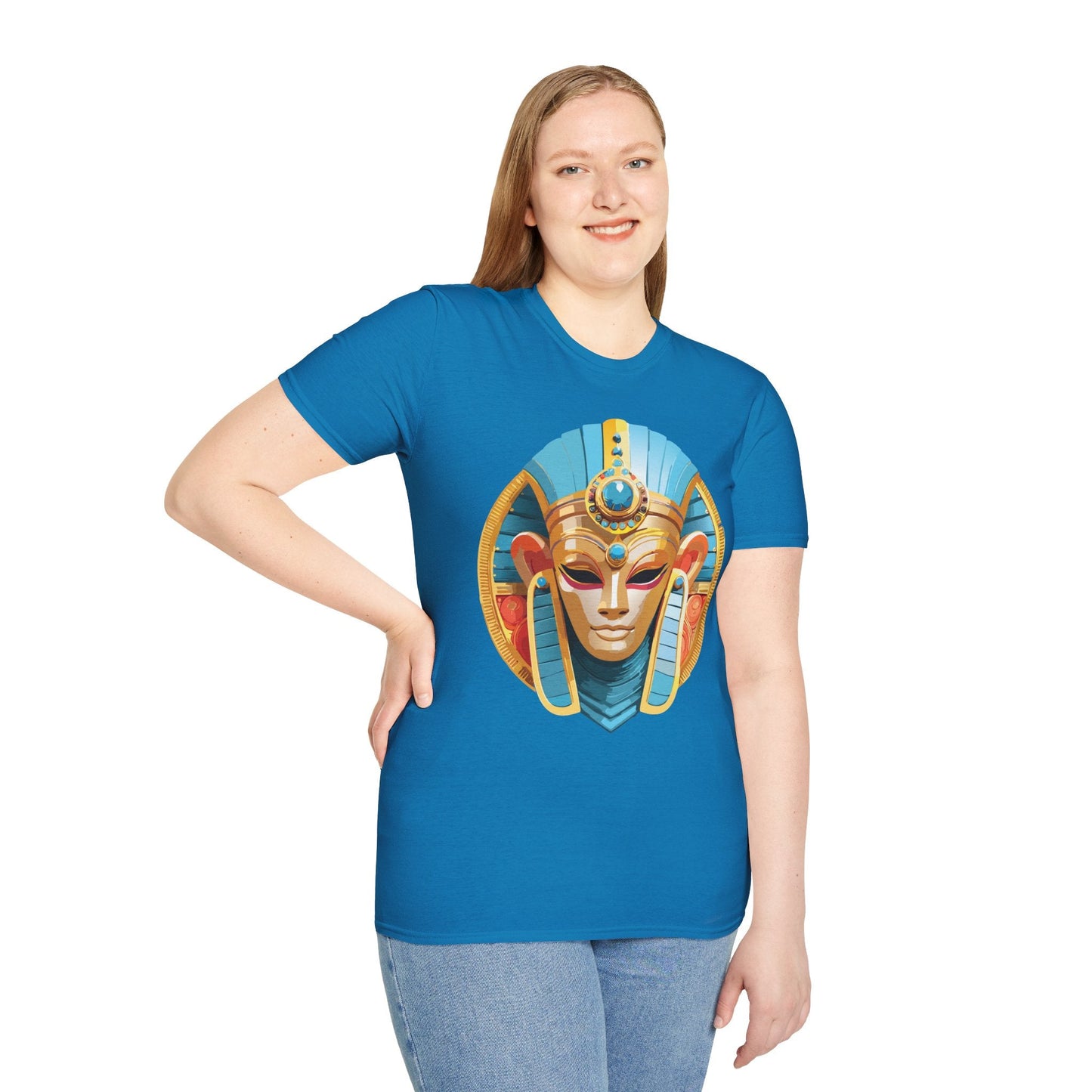Mask Graphic Unisex Cotton Masquerade Design Artwork Tee 17