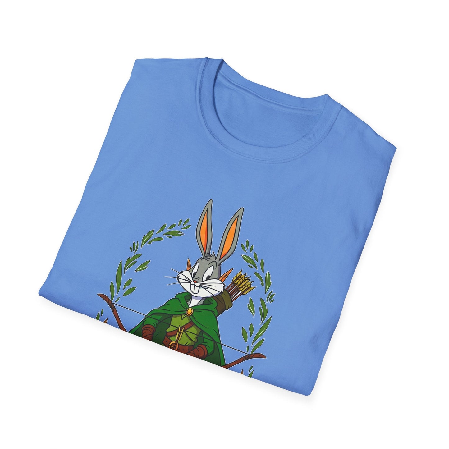 Cartoon Bunny Graphic Unisex Cotton Animal Animation Artwork Design Tee 46
