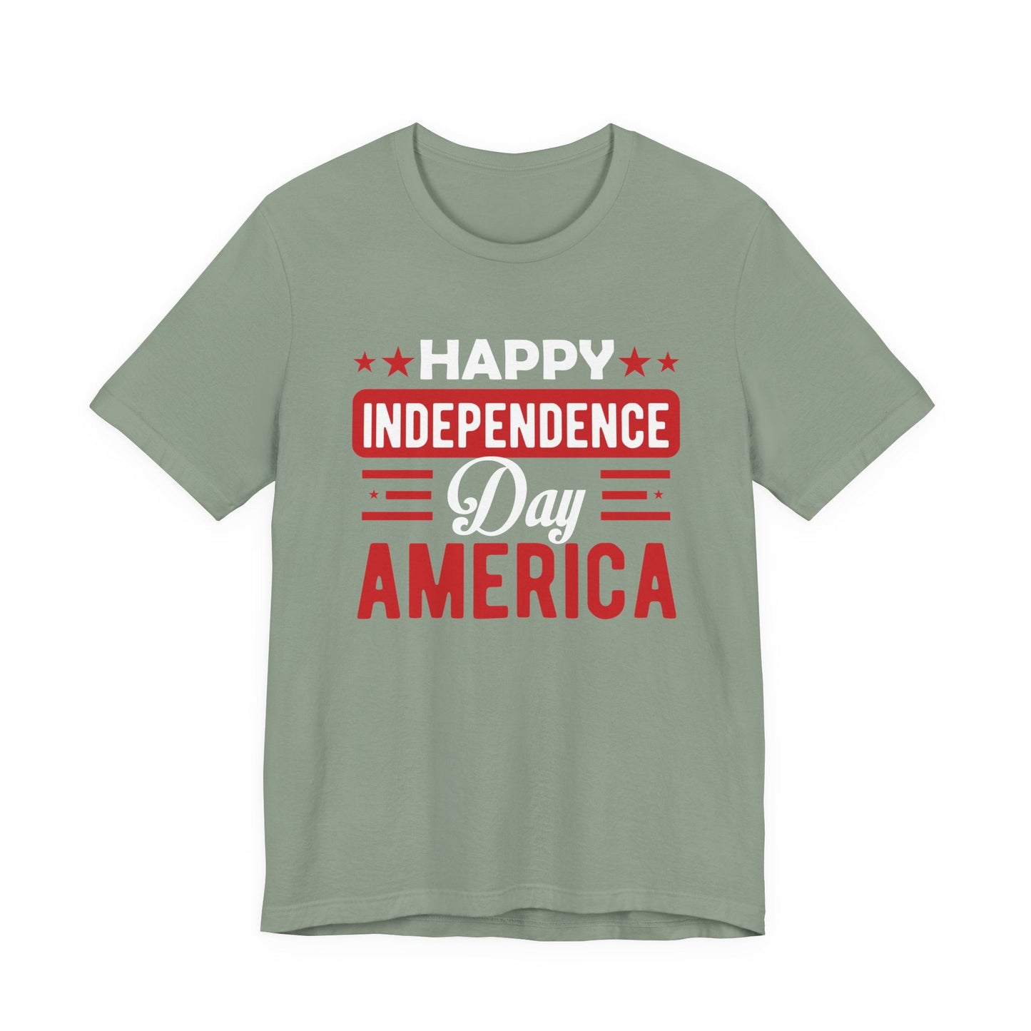 Happy Independence Day America Graphic Unisex Cotton T-Shirt 015