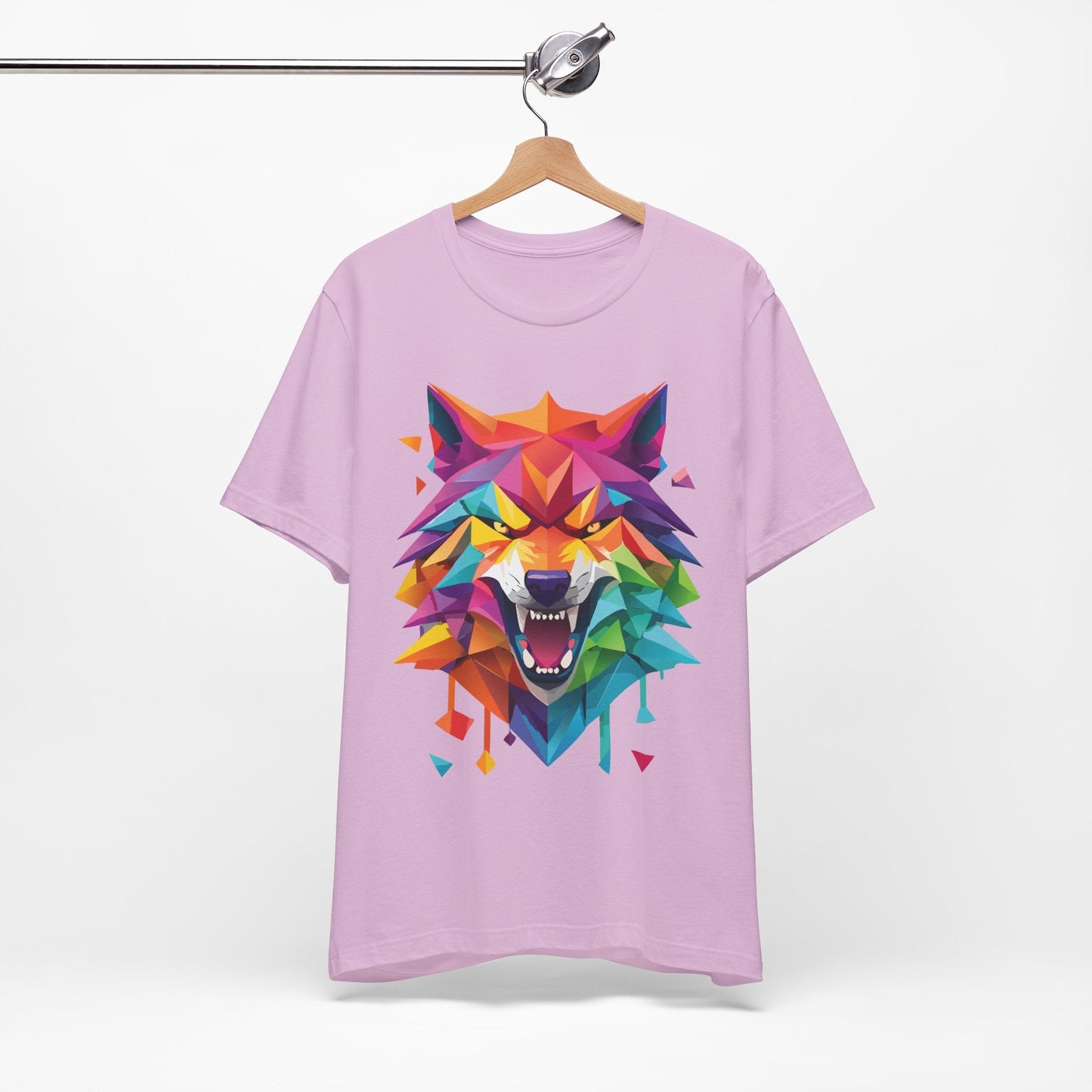 Unisex Animal Shirt With Art Design And Wild Animals Print Tee Short Sleeve Premium