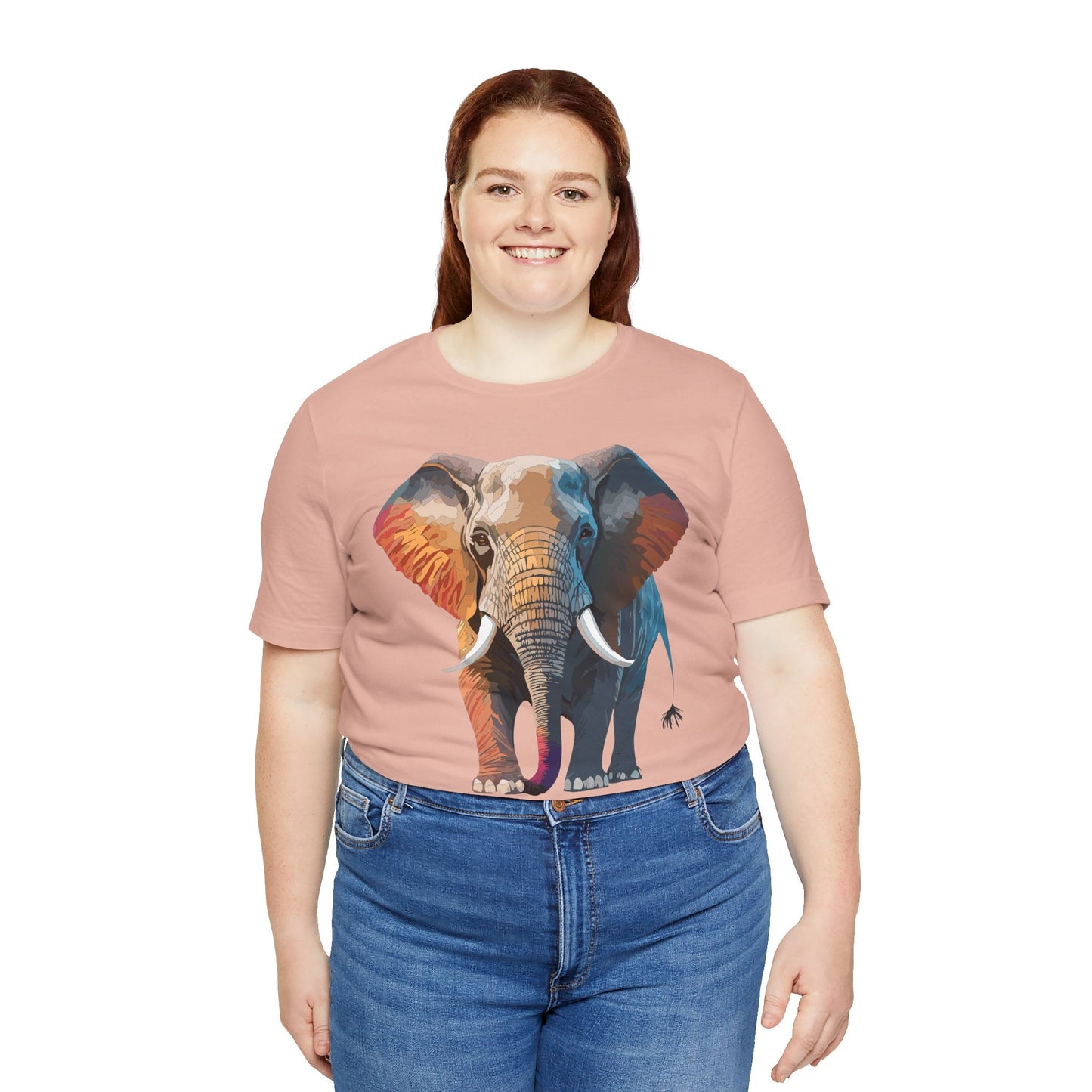 Unisex Animal Shirt With Animals Art Design Graphic Tee Short Sleeve Wild Animals