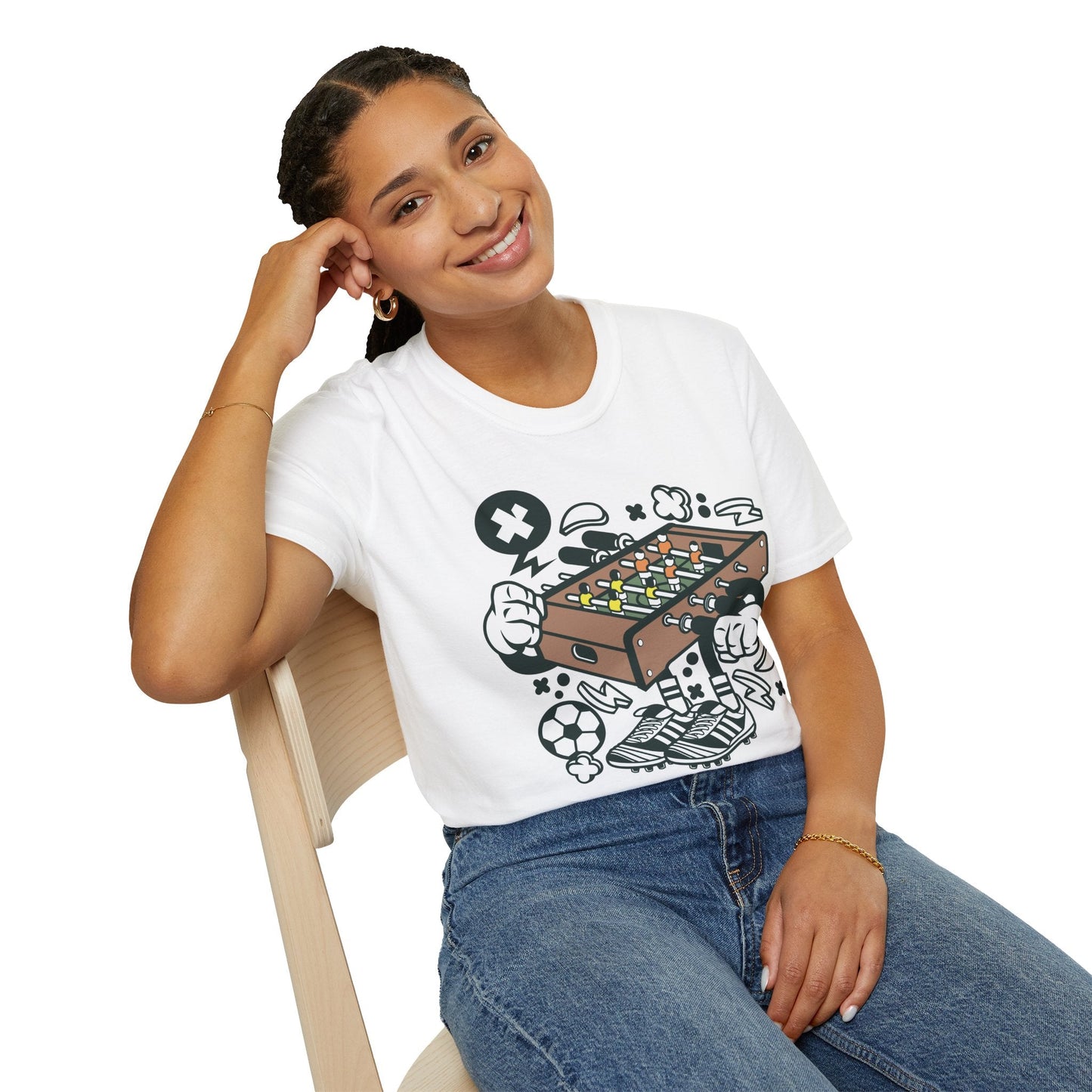 Funny Cartoon T Shirt Animation Tee Unisex Softstyle 64000 Ring Spun Cotton Premium Lightweight