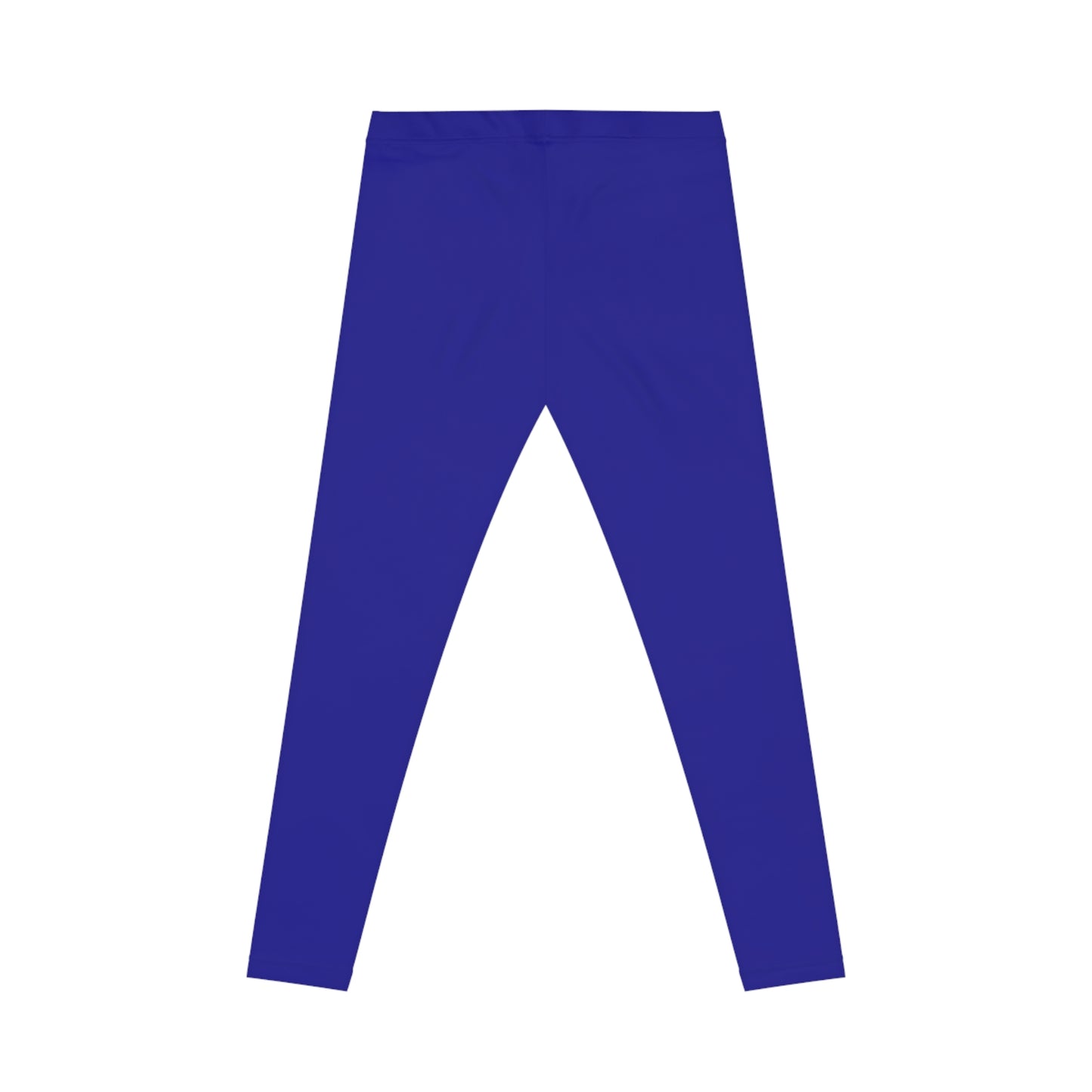 Dark Ultramarine Color Women's Poly-Span Casual Leggings XS-2XL