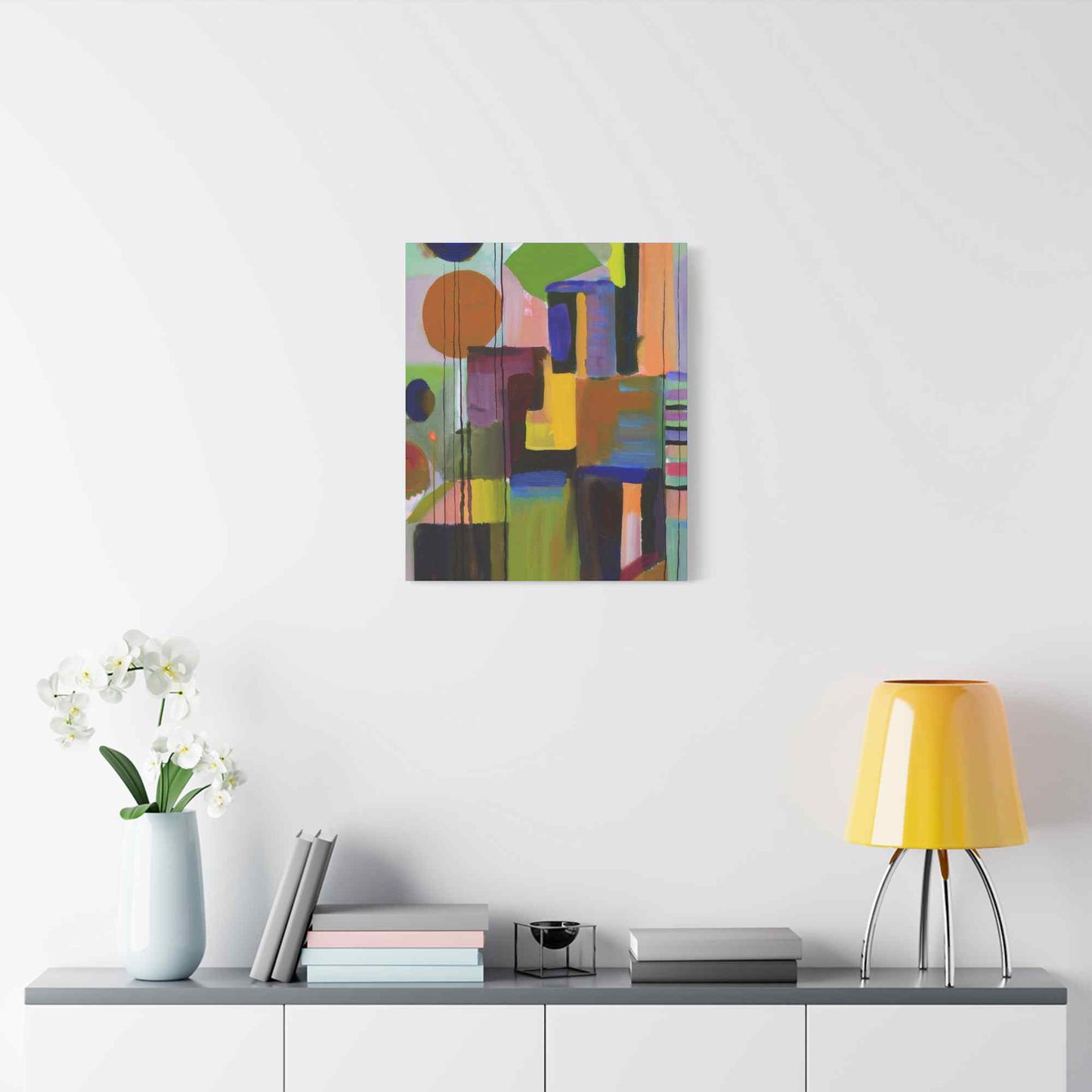 Abstract Painting Print Canvas 20x24,20x30,24x30, 24x32,24x36,30x40, 32x48,36x48,40x60 Pine-Wood Inner Frame ABS-3