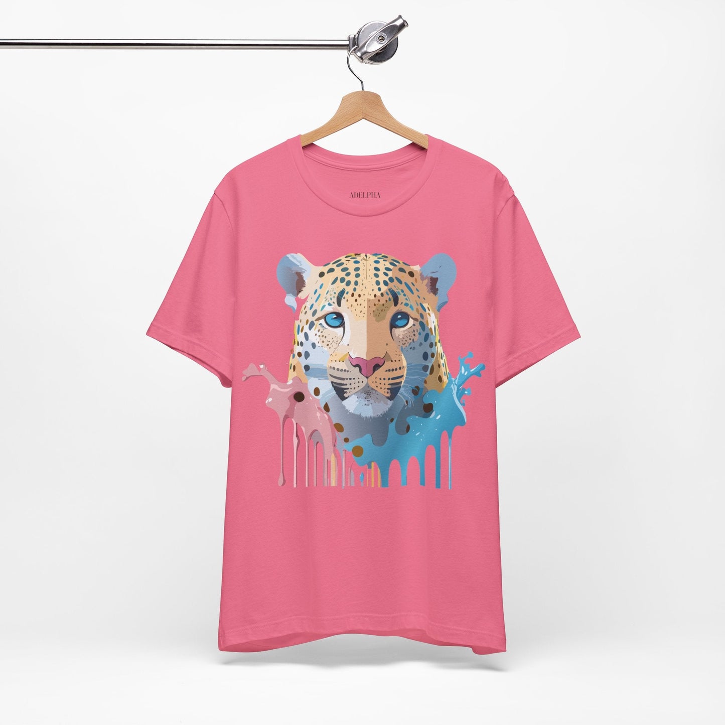 Adelpha Cheetah Graphic T Shirt Unisex Jersey Short Sleeve Vintage Art Tee
