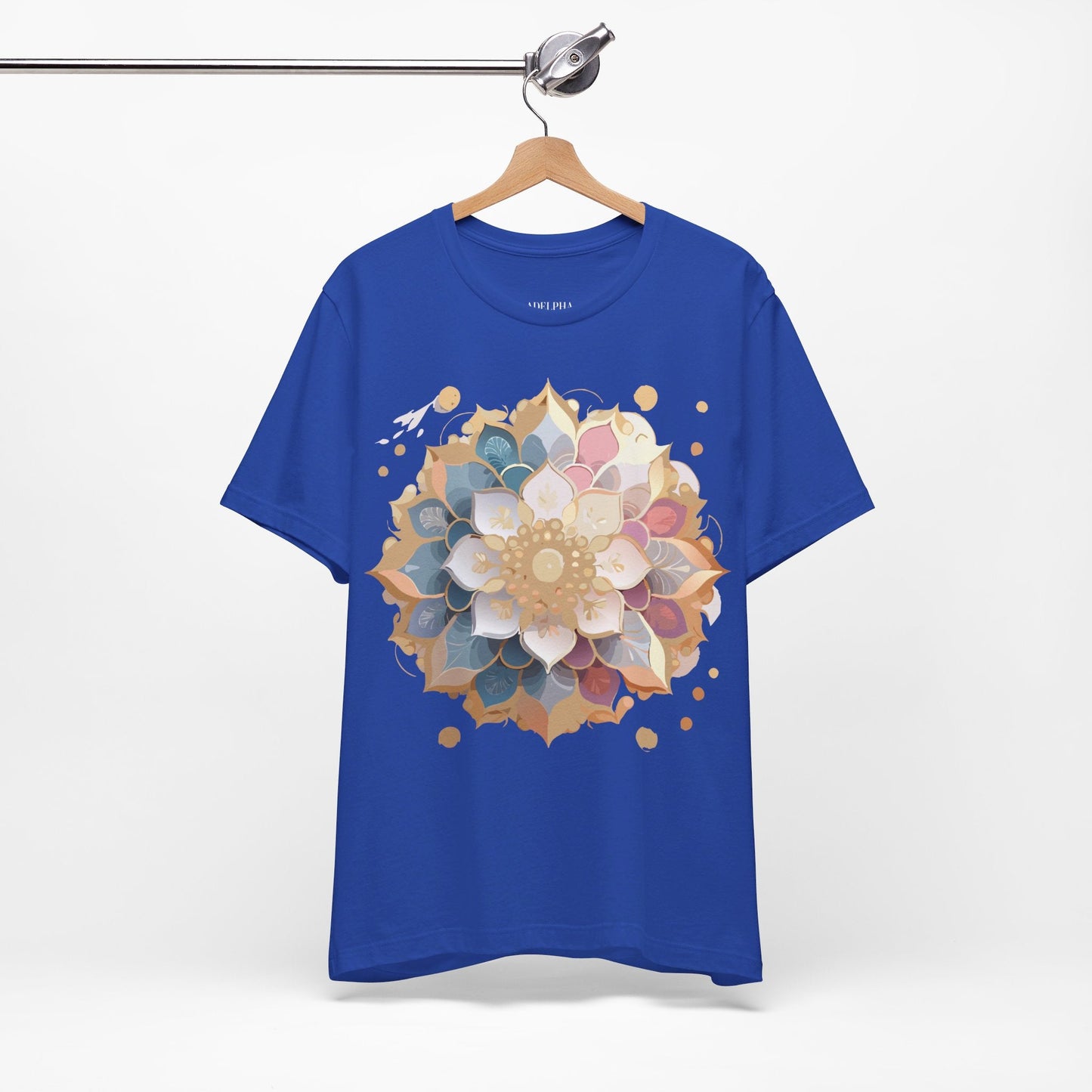 Mandala Graphic Tee Unisex Jersey Short Sleeve From Adelpha Vintage Inspired Artwork