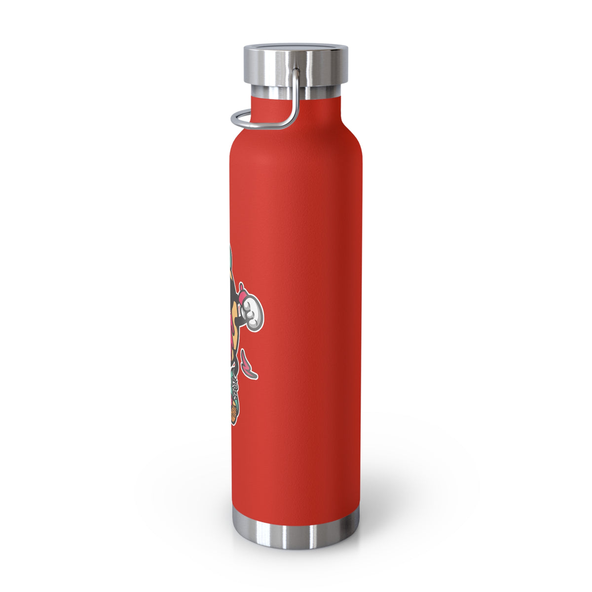 22oz Copper Insulated Water Bottle with Cartoon Design - CV18