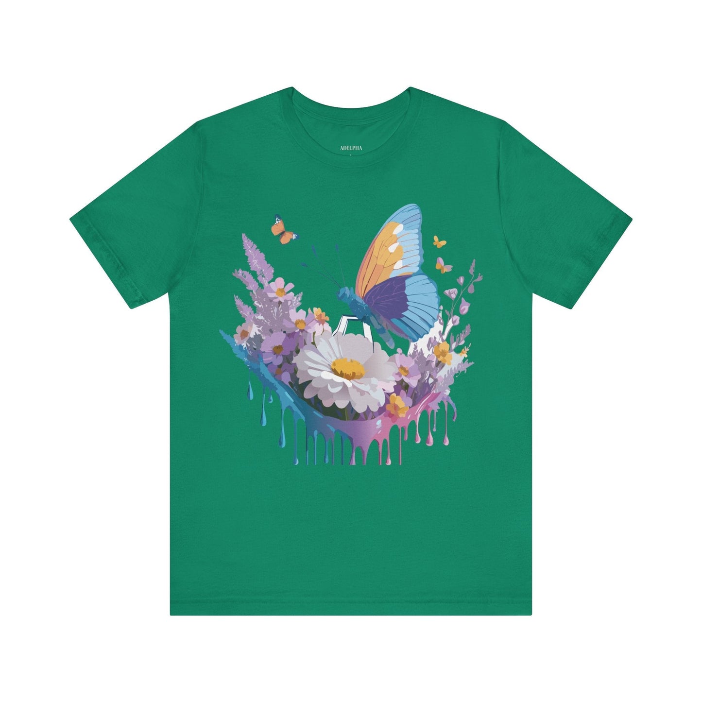 Adelpha Vintage Inspired Graphic Tee Unisex Short Sleeve Shirt