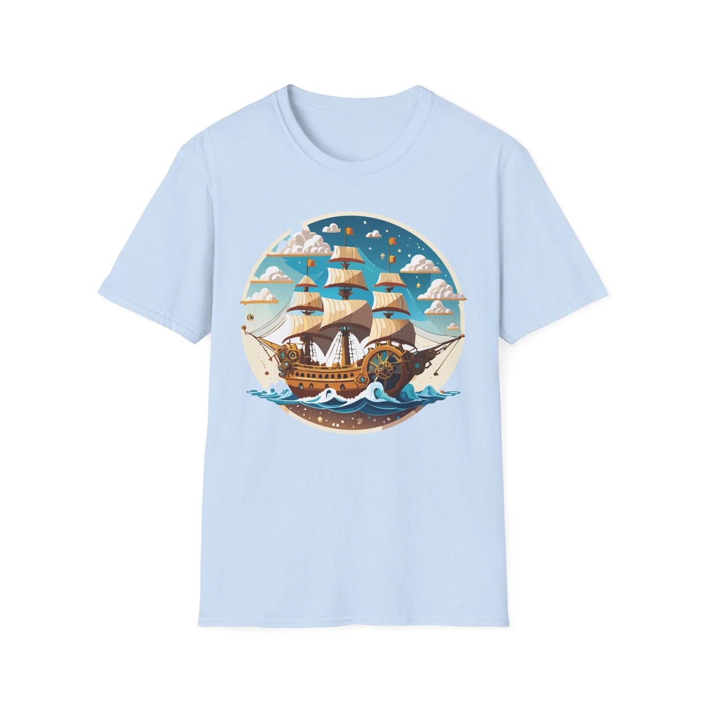 Ship T Shirts Frigate T Shirts Vessel Tee Shirt Unisex Gildan Softstyle 64000 Premium