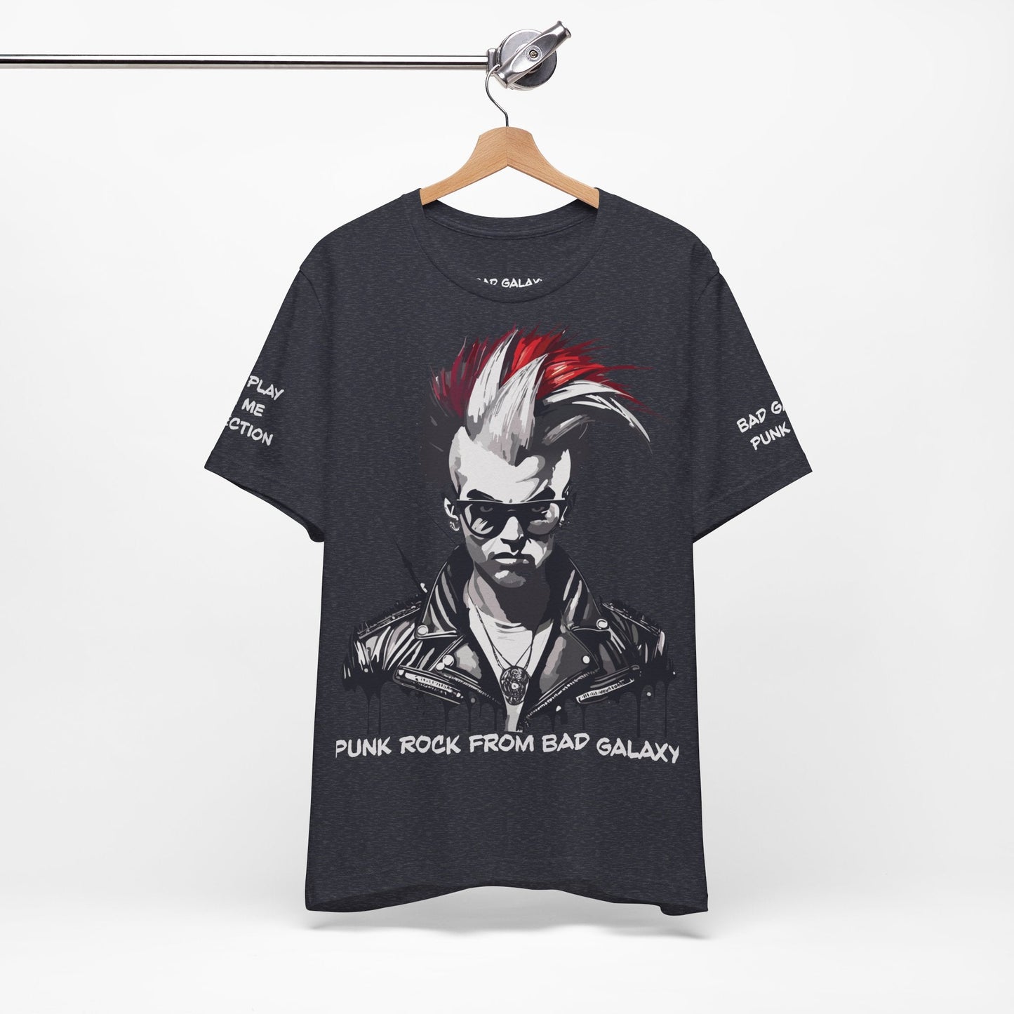 Punk Rock Tee Shirt Made In USA 100 Percent Cotton Eco Friendly Inks Durable Stitching