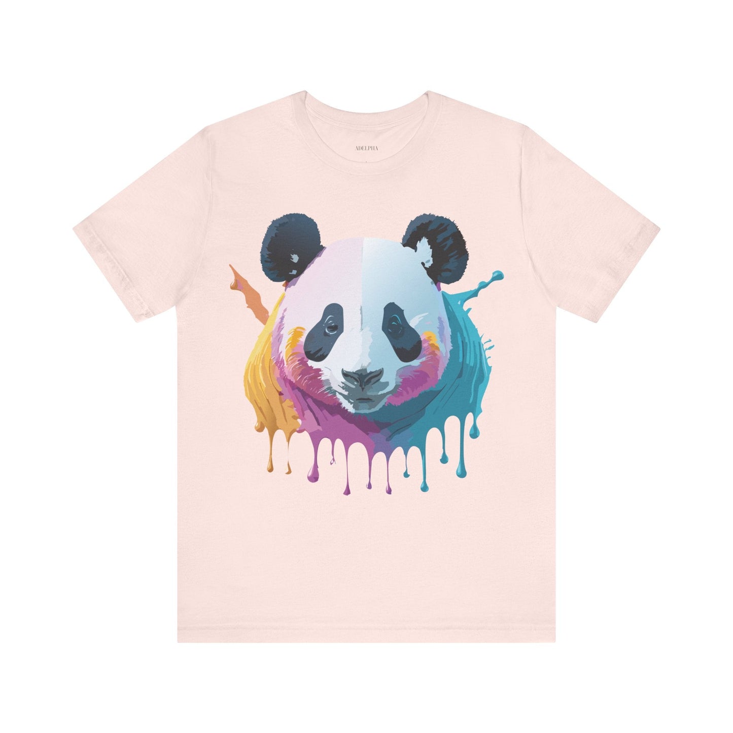 Panda Shirt Unisex Graphic Tee Vintage Inspired Artwork By Adelpha Jersey Short Sleeve