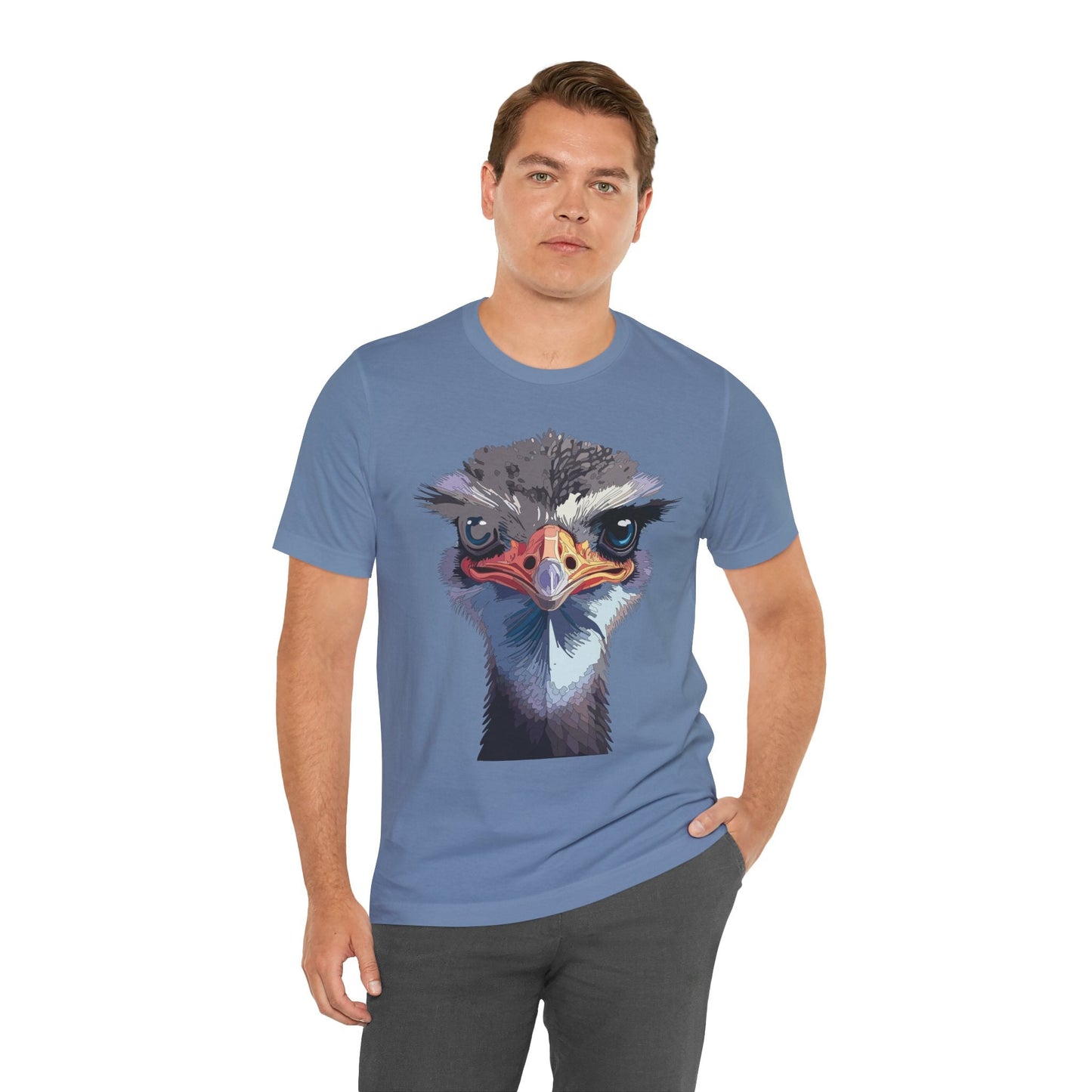 Unisex Animal Tee Shirt With Art Design Wild Animals Shirt Gildan Softstyle 64000