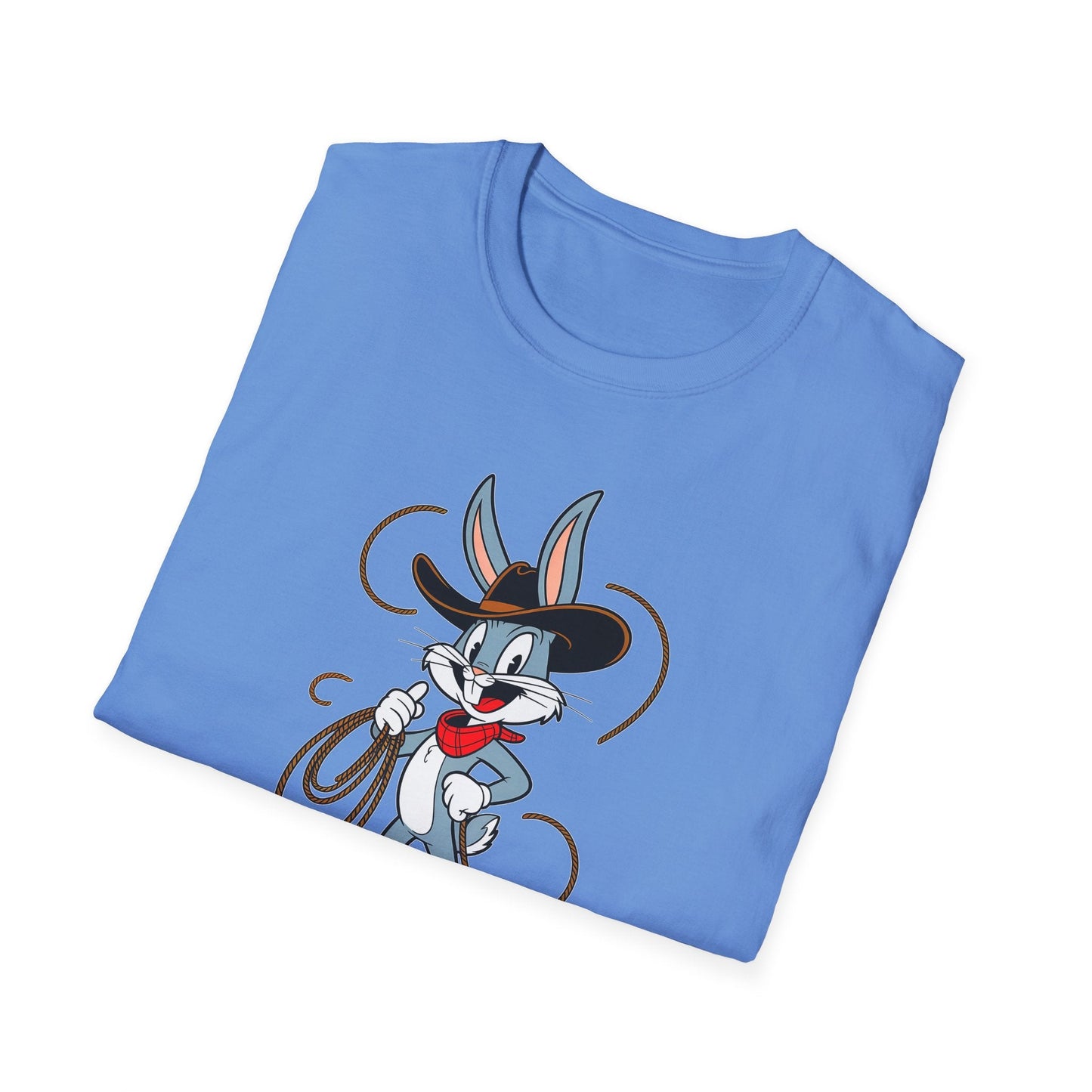 Bugs Bunny T Shirt Unisex Gildan Softstyle 64000 Cartoon Animation Tee With Art Design Artwork
