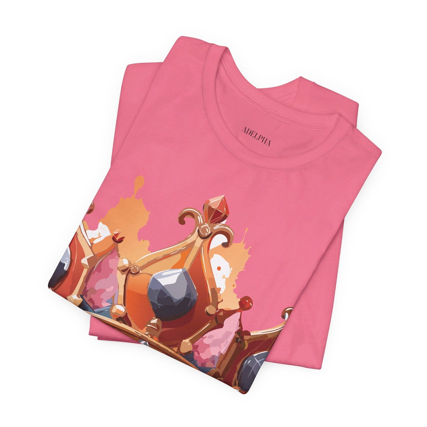 Crown Graphic Unisex 100 Cotton Vintage Artwork Tee 10