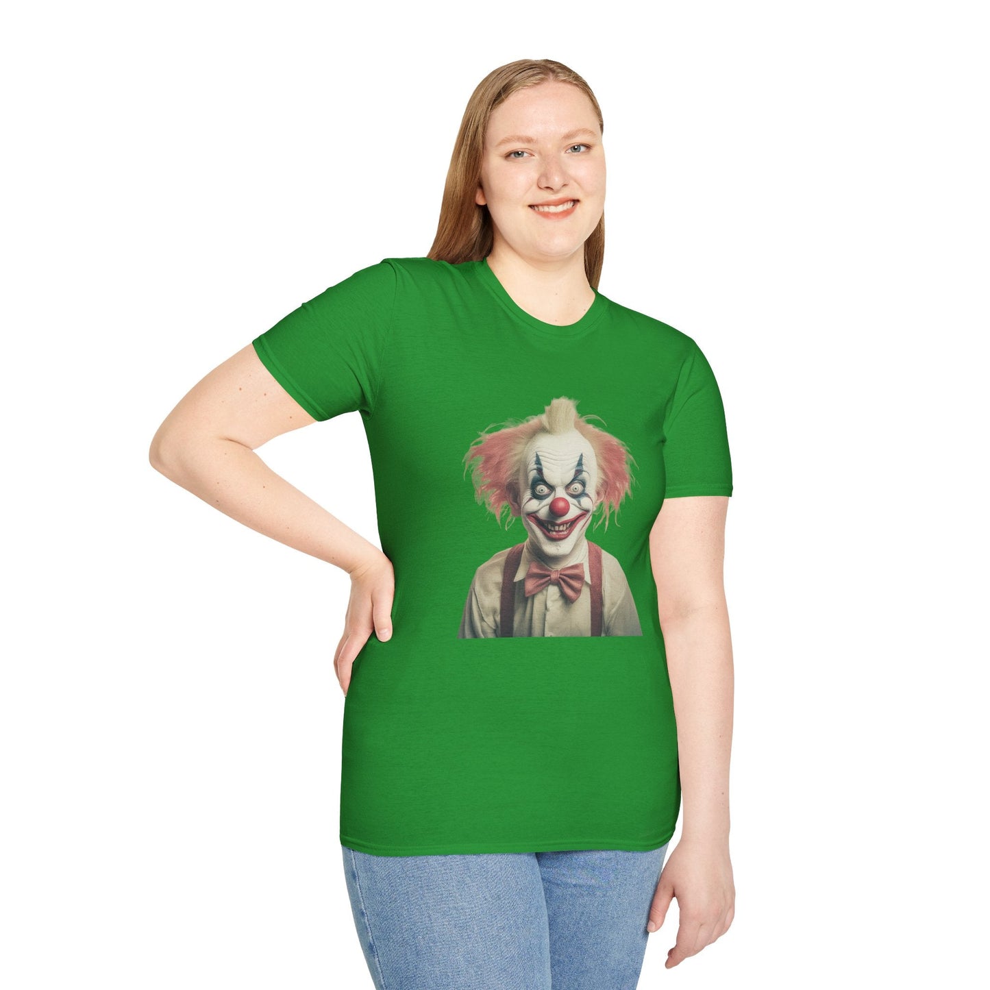 Clown Shirt Circus Tee Gildan Softstyle 64000 One Hundred Percent Ring Spun Cotton Lightweight