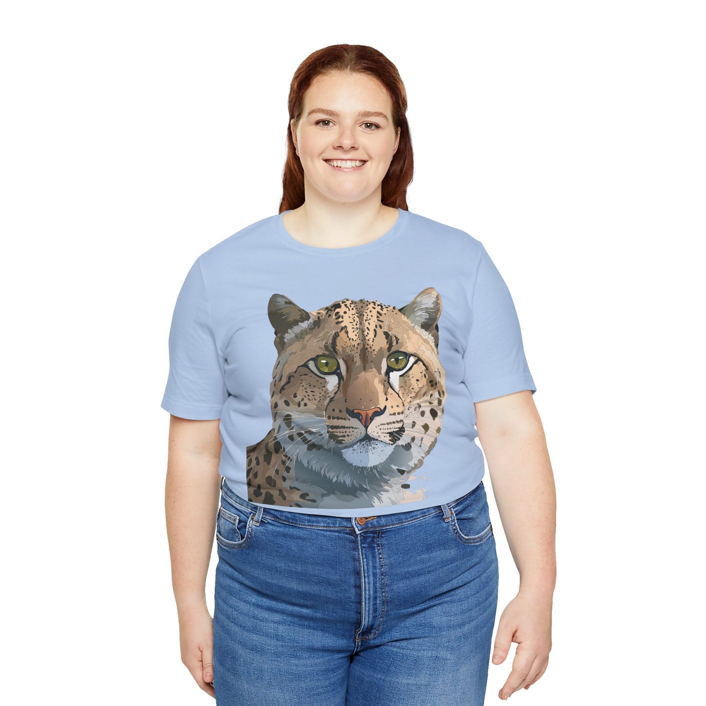Unisex Animal Shirt With Animals Art Design Tee Short Sleeve Wildlife Print Tee Shirt