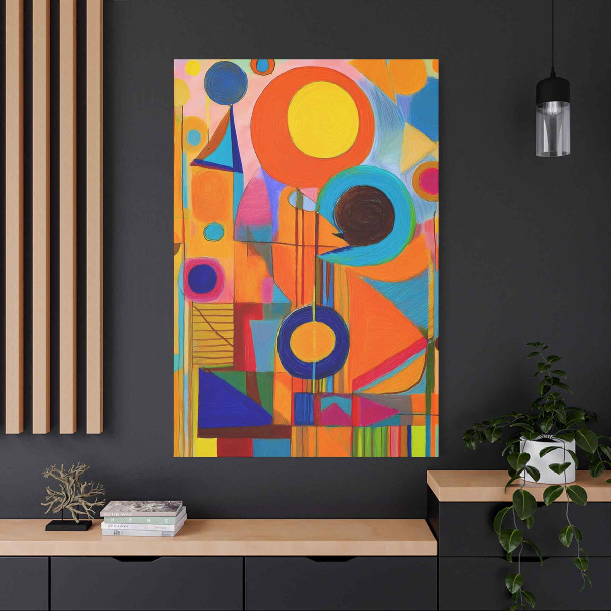 Abstract Painting Print Canvas 20x24,20x30,24x30, 24x32,24x36,30x40, 32x48,36x48,40x60 Pine-Wood Inner Frame ABS-12