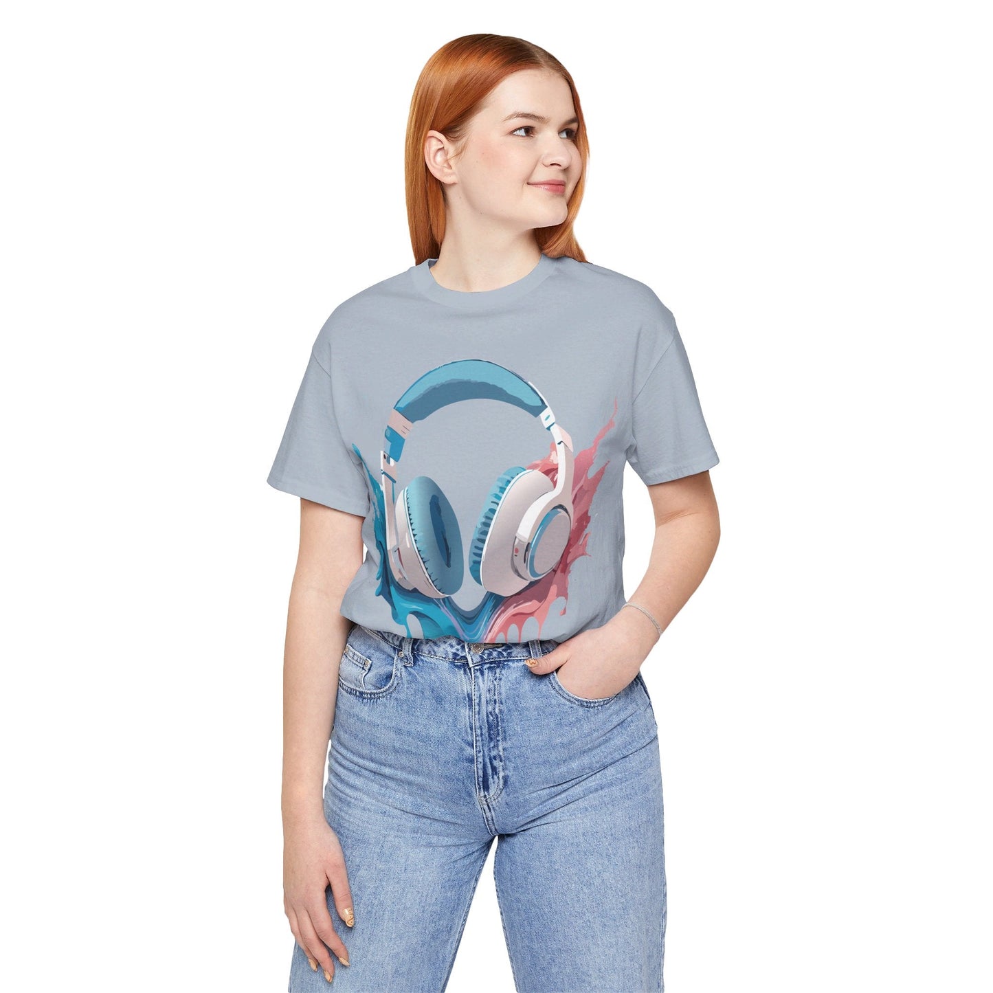 Music Graphic Unisex 100 Cotton Vintage Art with Musical Elements Tee 92