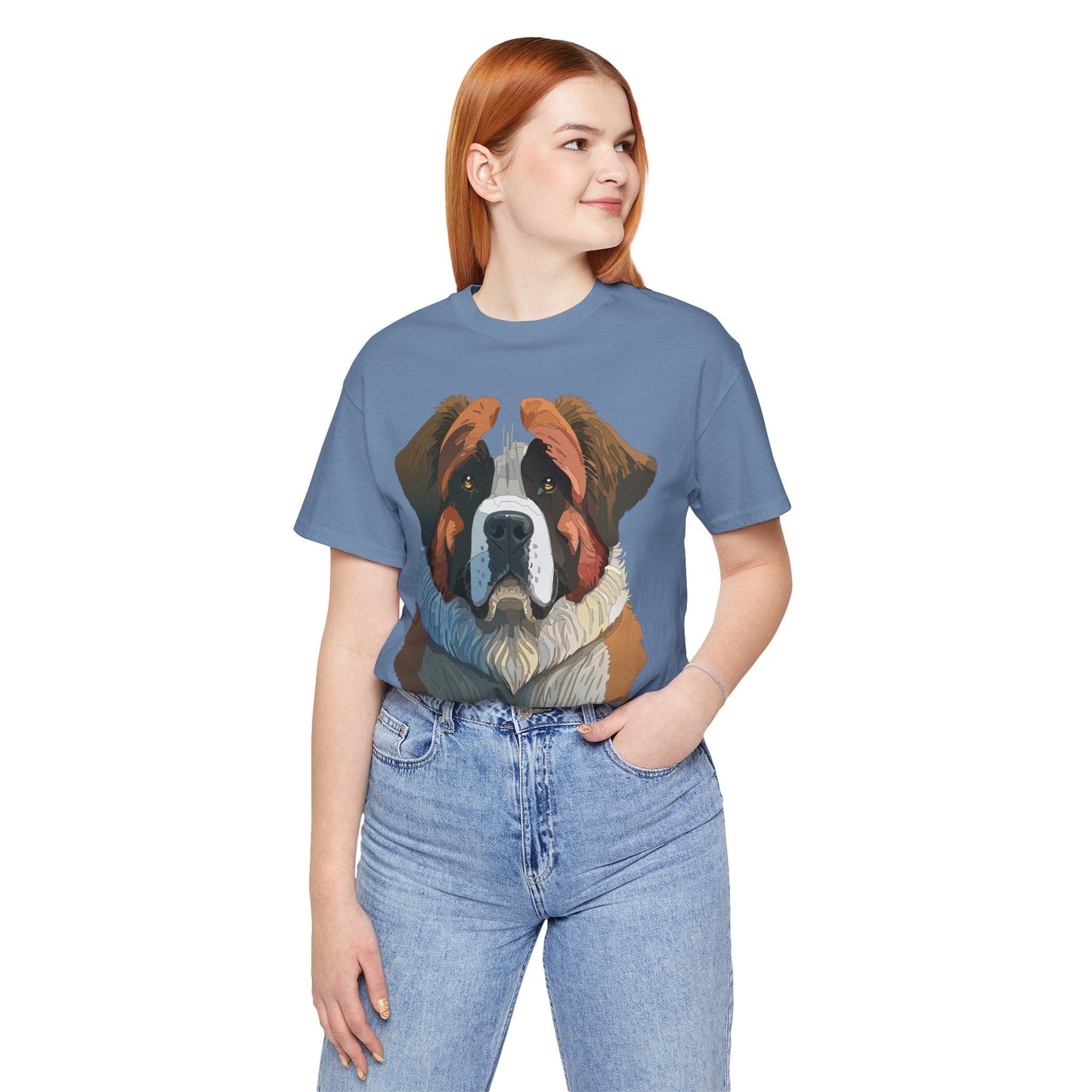 Unisex Animal Shirt Art Design Tee With Wild Animals Print Casual Comfort Wear Everyday Style